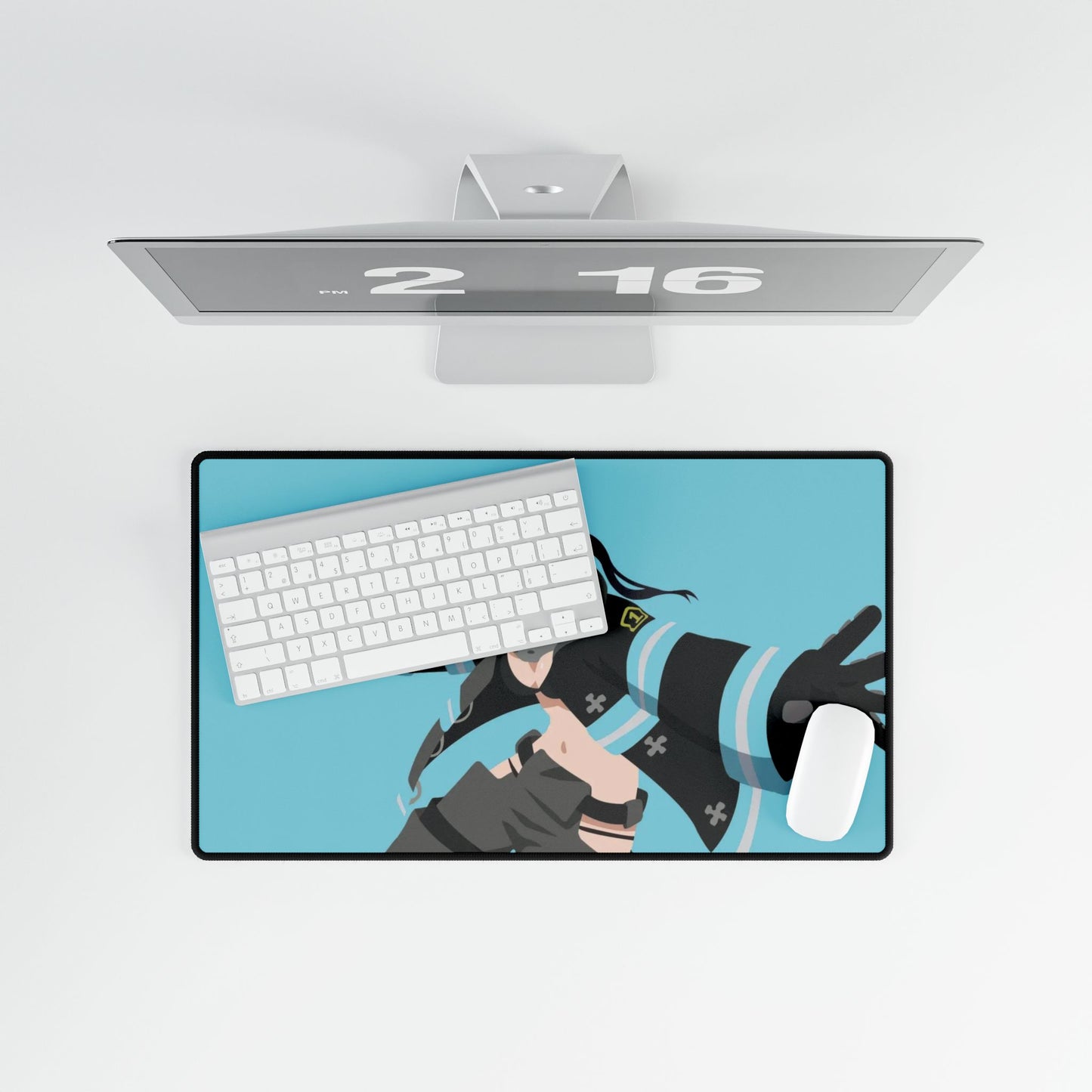 Tamaki Kotatsu from Fire Force Minimalistfor Dekstop Mouse Pad