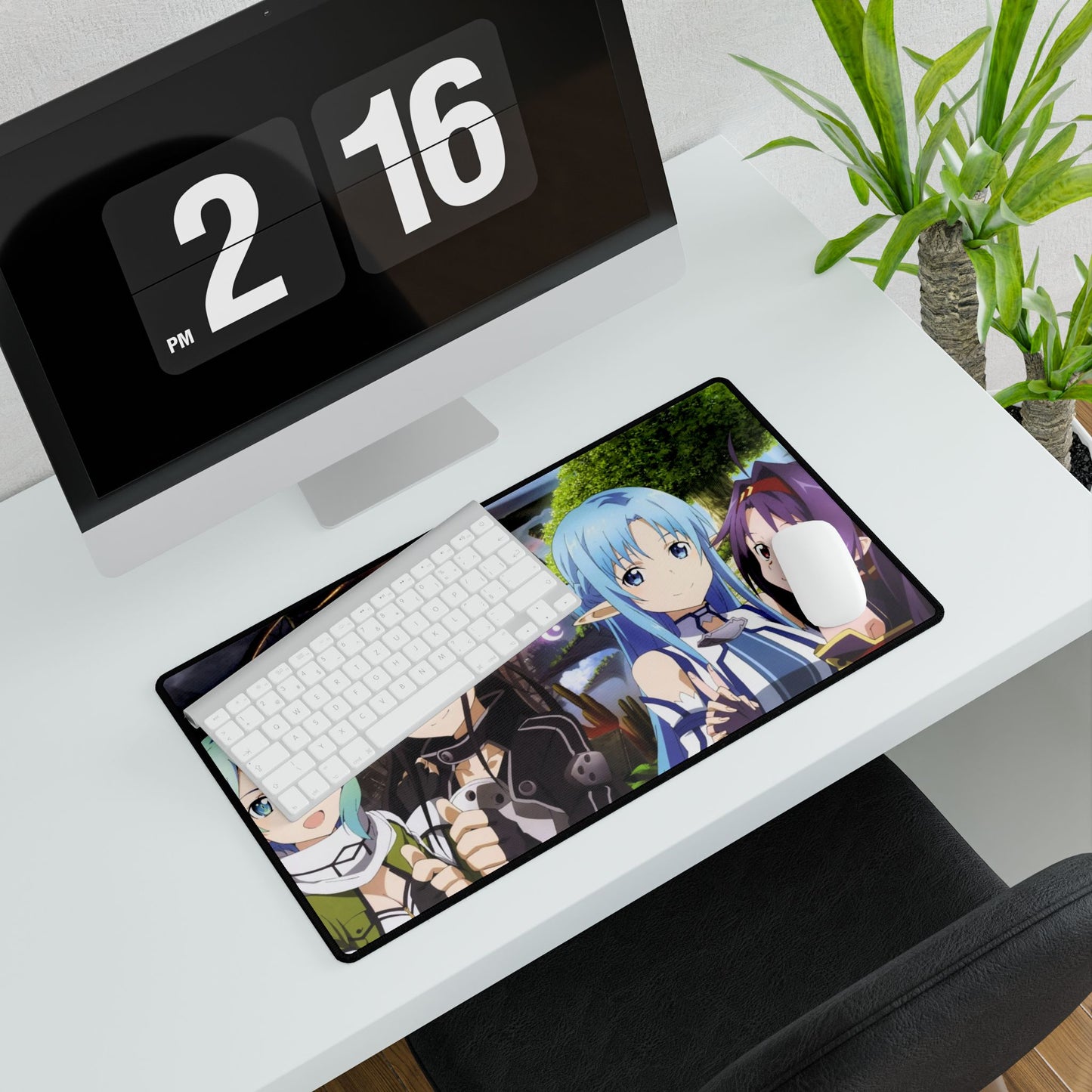 Kirito, Sinon, Asuna and Yuuki Mouse Pad