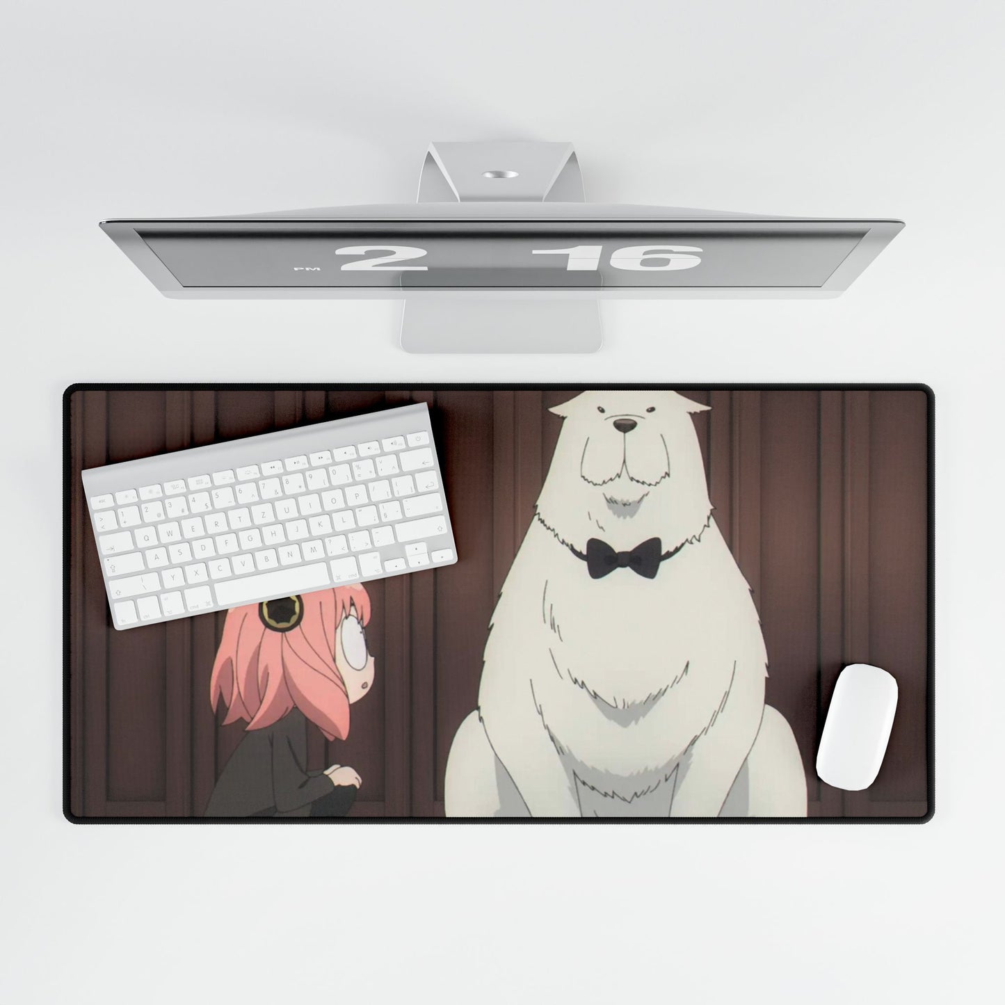Bond pooping Mouse Pad