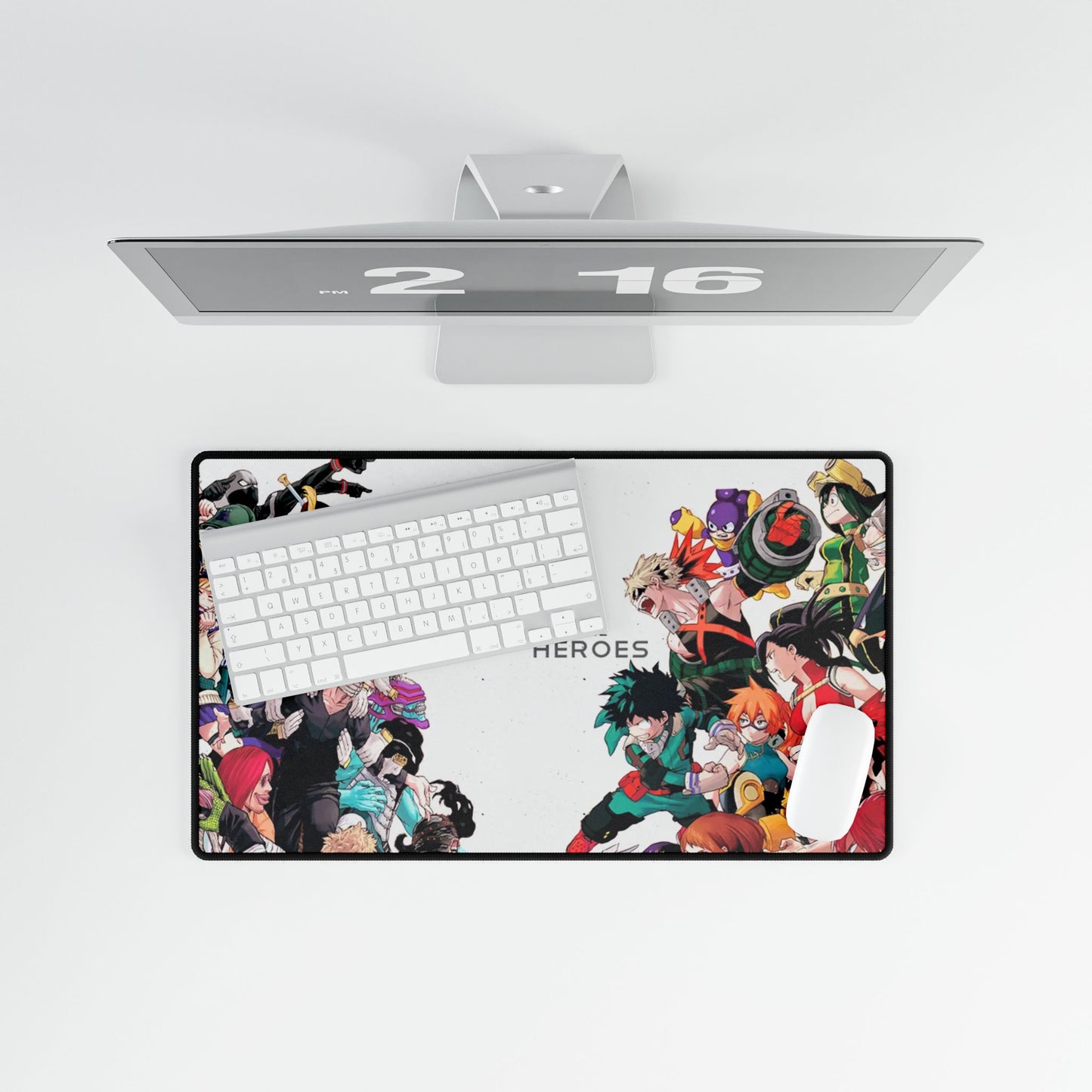 The Villains Vs The Heroes Mouse Pad