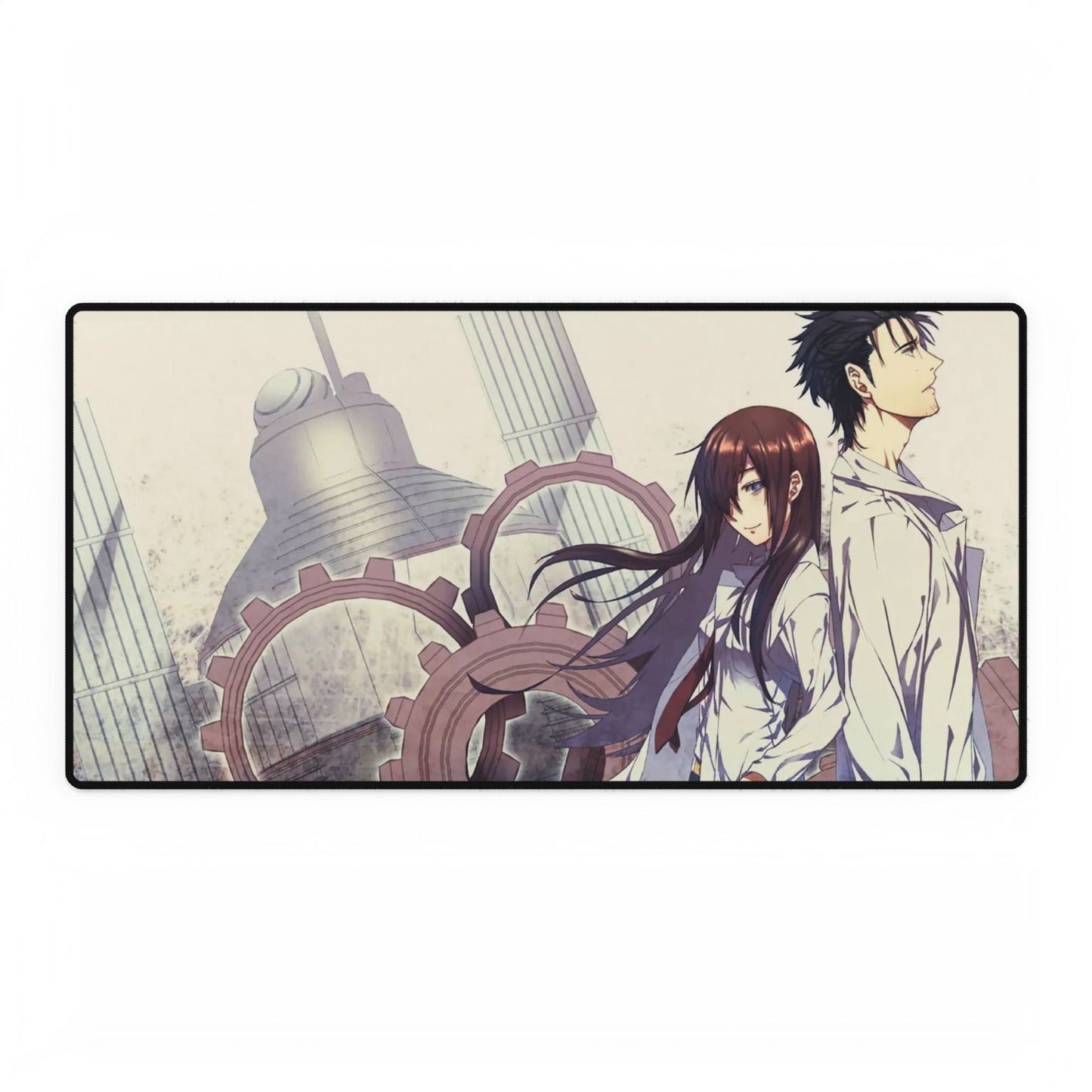 Makise Kurisu & Rintarou Kyouma Mouse Pad