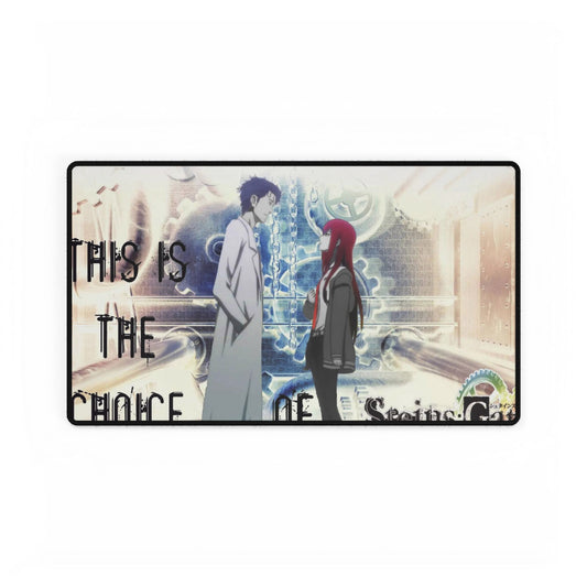 Makise Kurisu & Rintarou Okabe Mouse Pad