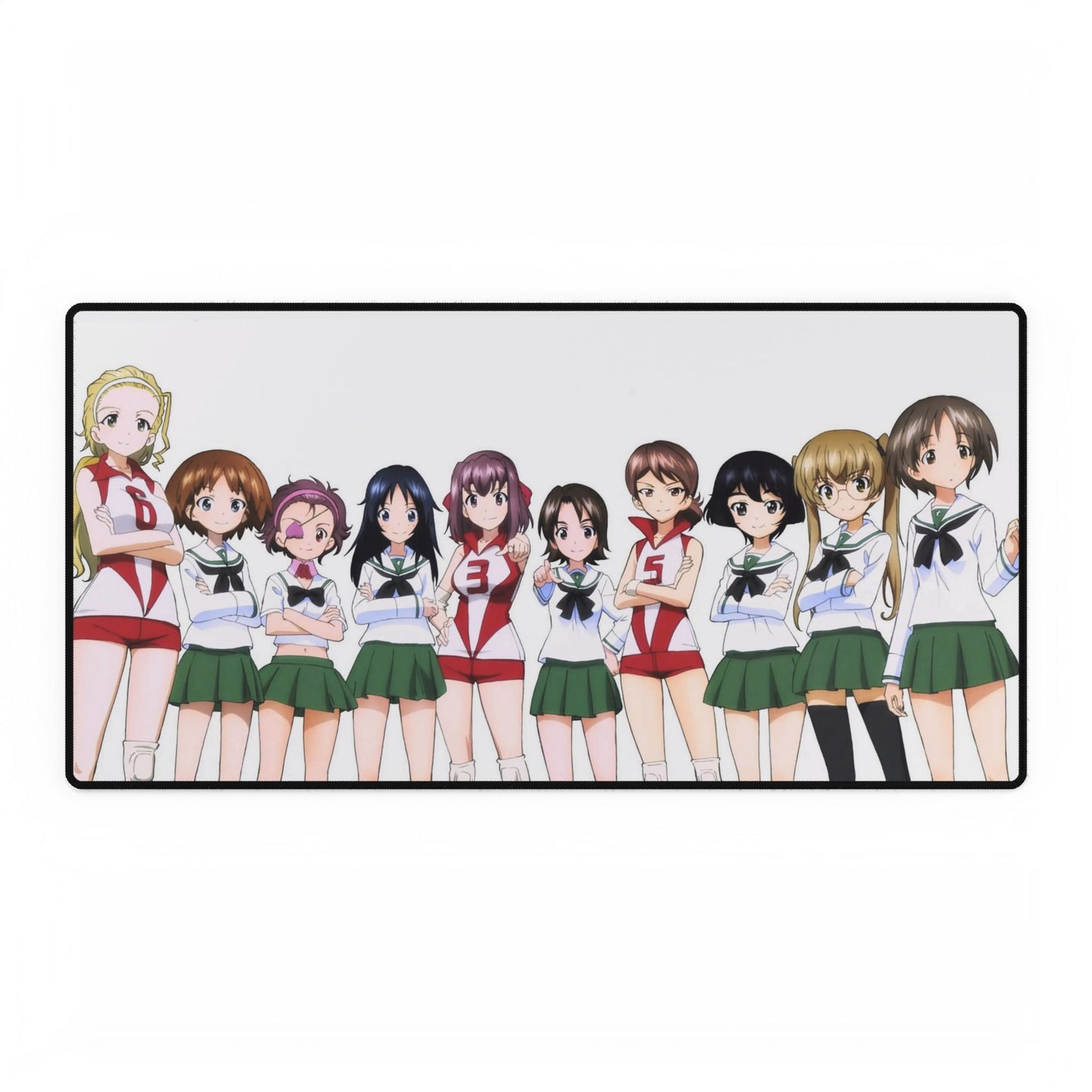 Anime Girls und Panzer Mouse Pad