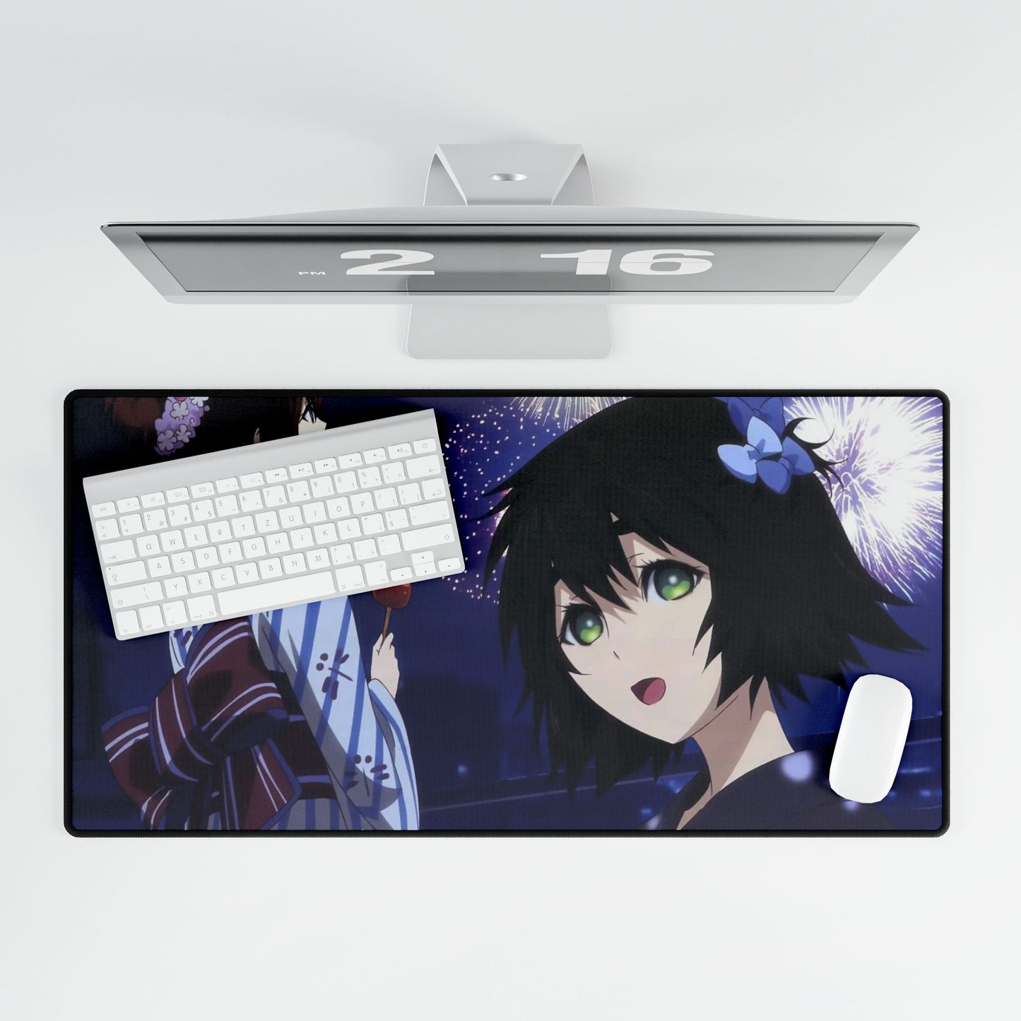 Makise and Mayuri R&R Mouse Pad