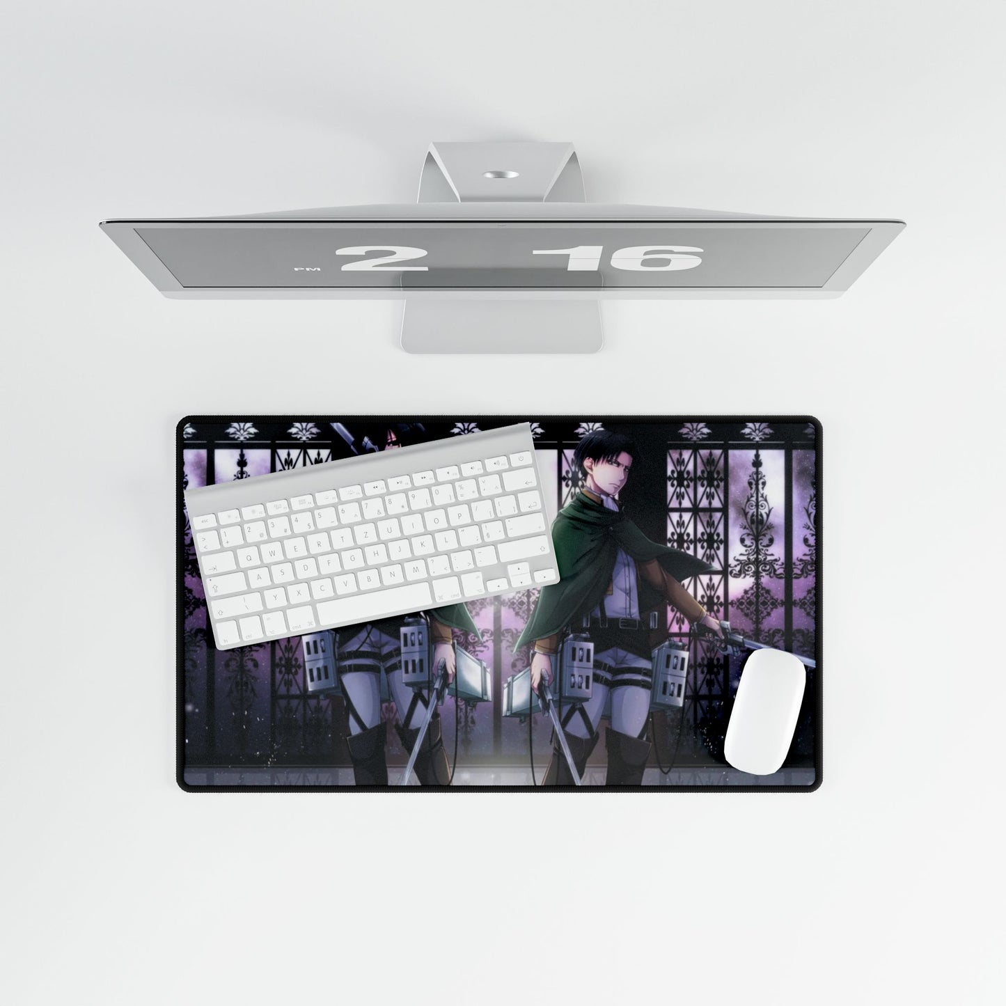Mikasa and Levi Ackerman Mouse Pad