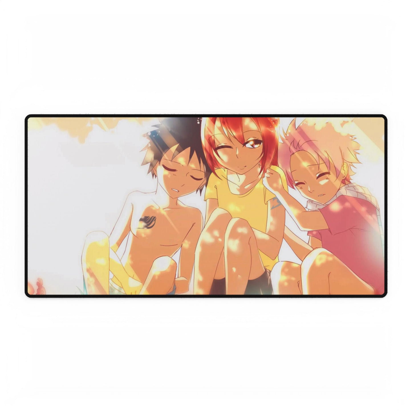 Fairy Tail Natsu Dragneel, Erza Scarlet, Gray Fullbuster Mouse Pad