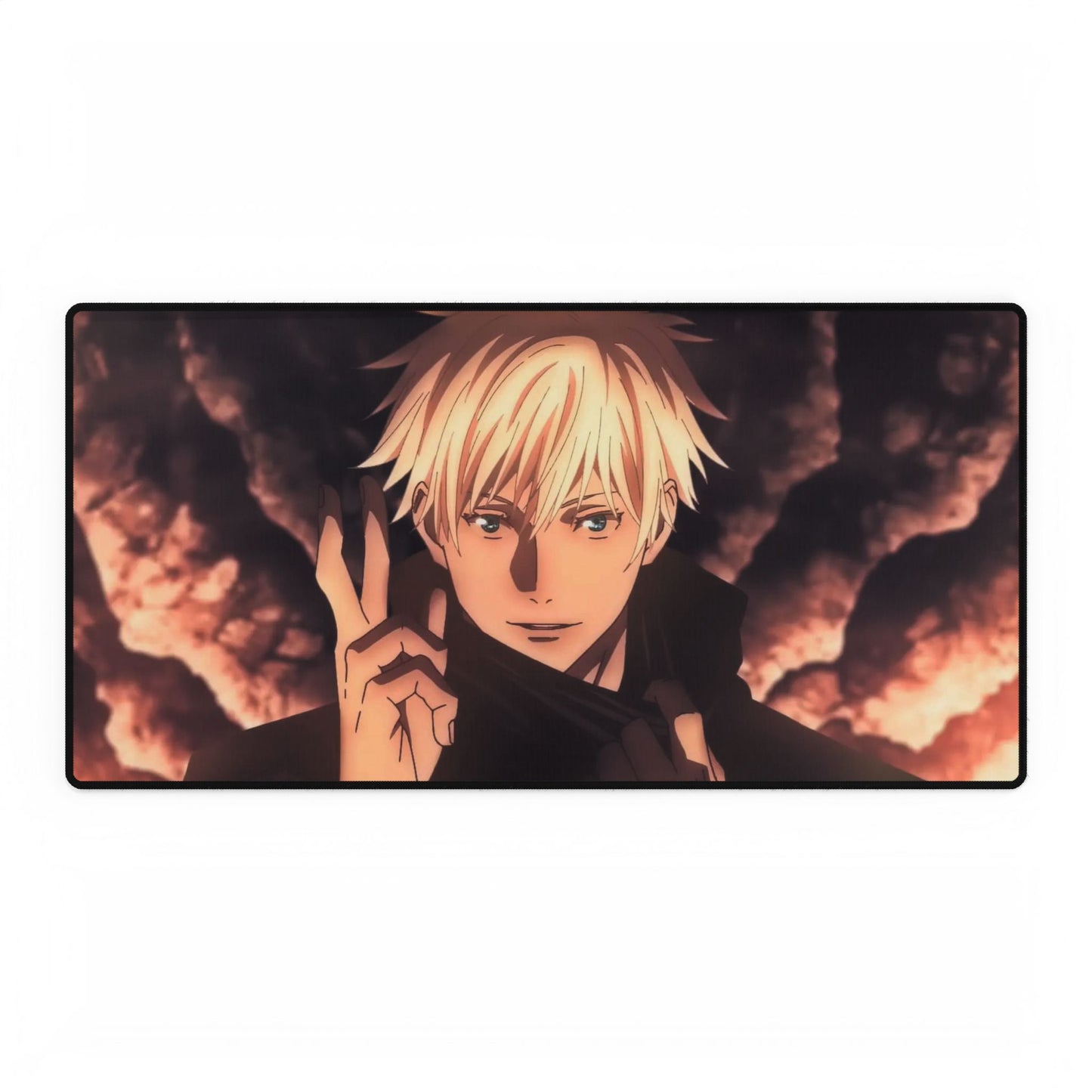 Gojo finger cross Mouse Pad