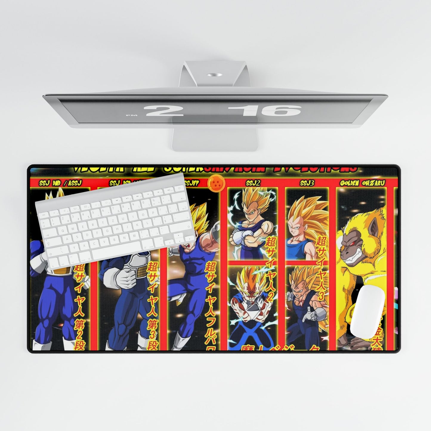 Vegeta Supersaiyajin Evolutions Mouse Pad