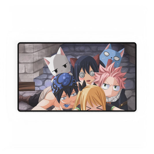 Fairy Tail Natsu Dragneel, Gray Fullbuster, Lucy Heartfilia, Happy, Wendy Marvell Mouse Pad