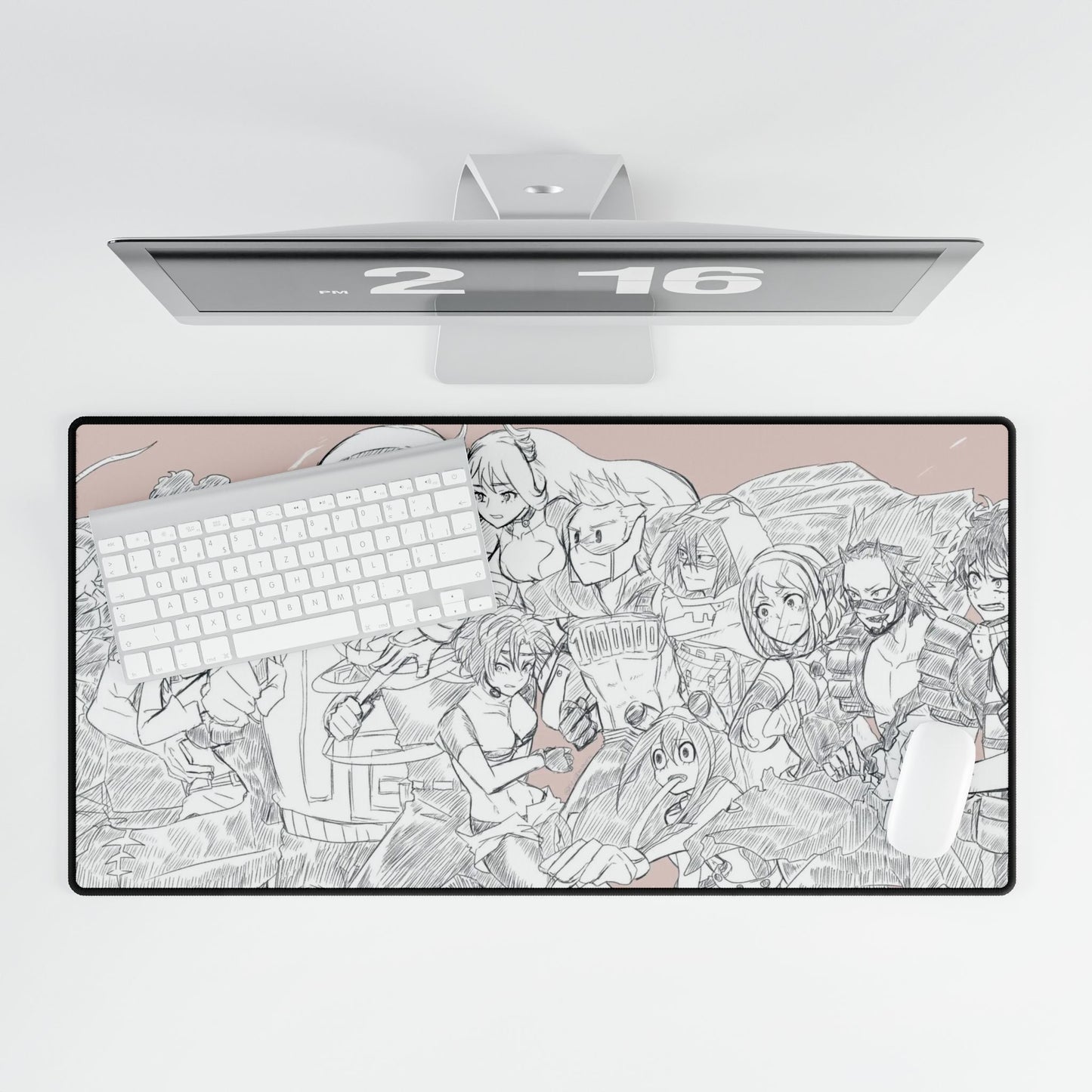 My Hero Academia Izuku Midoriya, Shouta Aizawa, Tsuyu Asui Mouse Pad