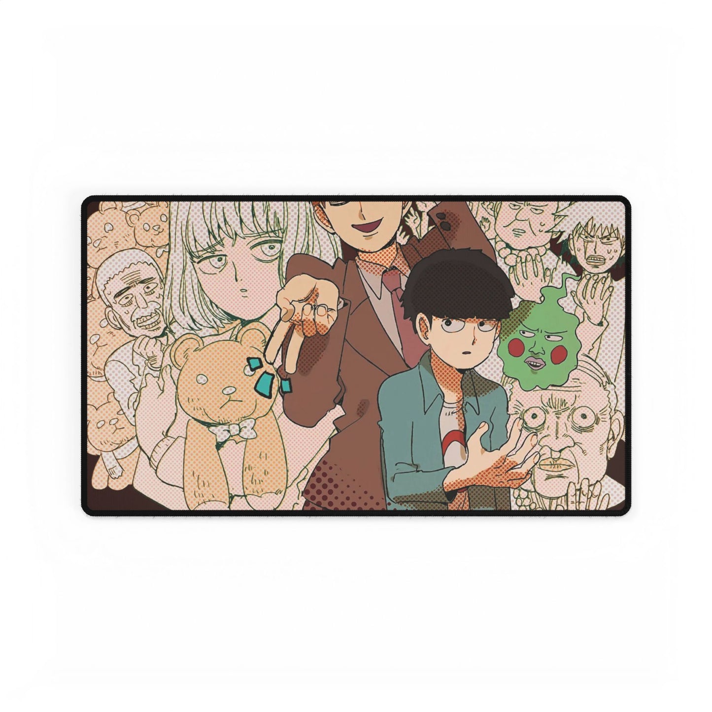 Mob Psycho 100 Arataka Reigen, Shigeo Kageyama, Ekubo Mouse Pad