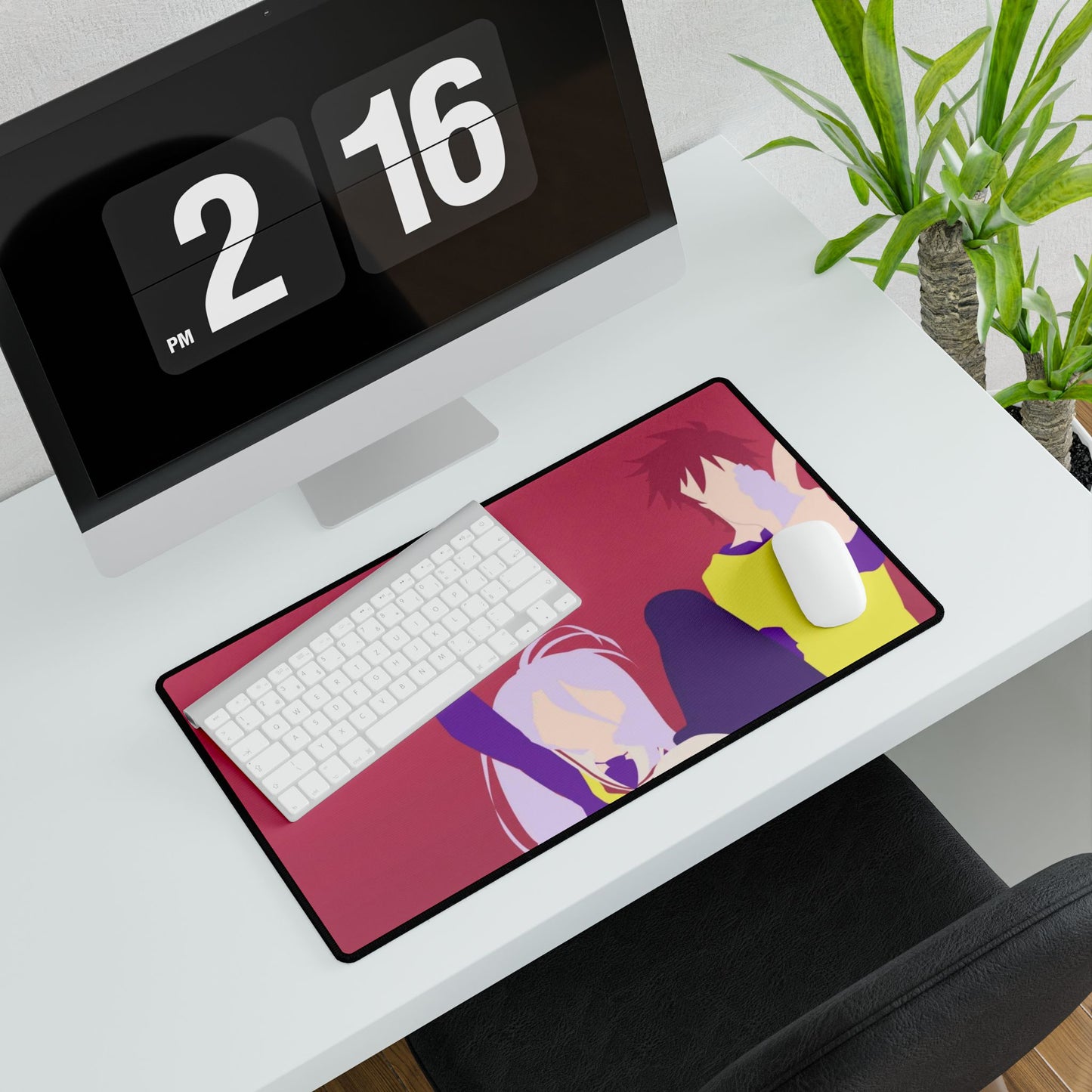 Shiro + Sora (No Game No Life) by Klikster Mouse Pad