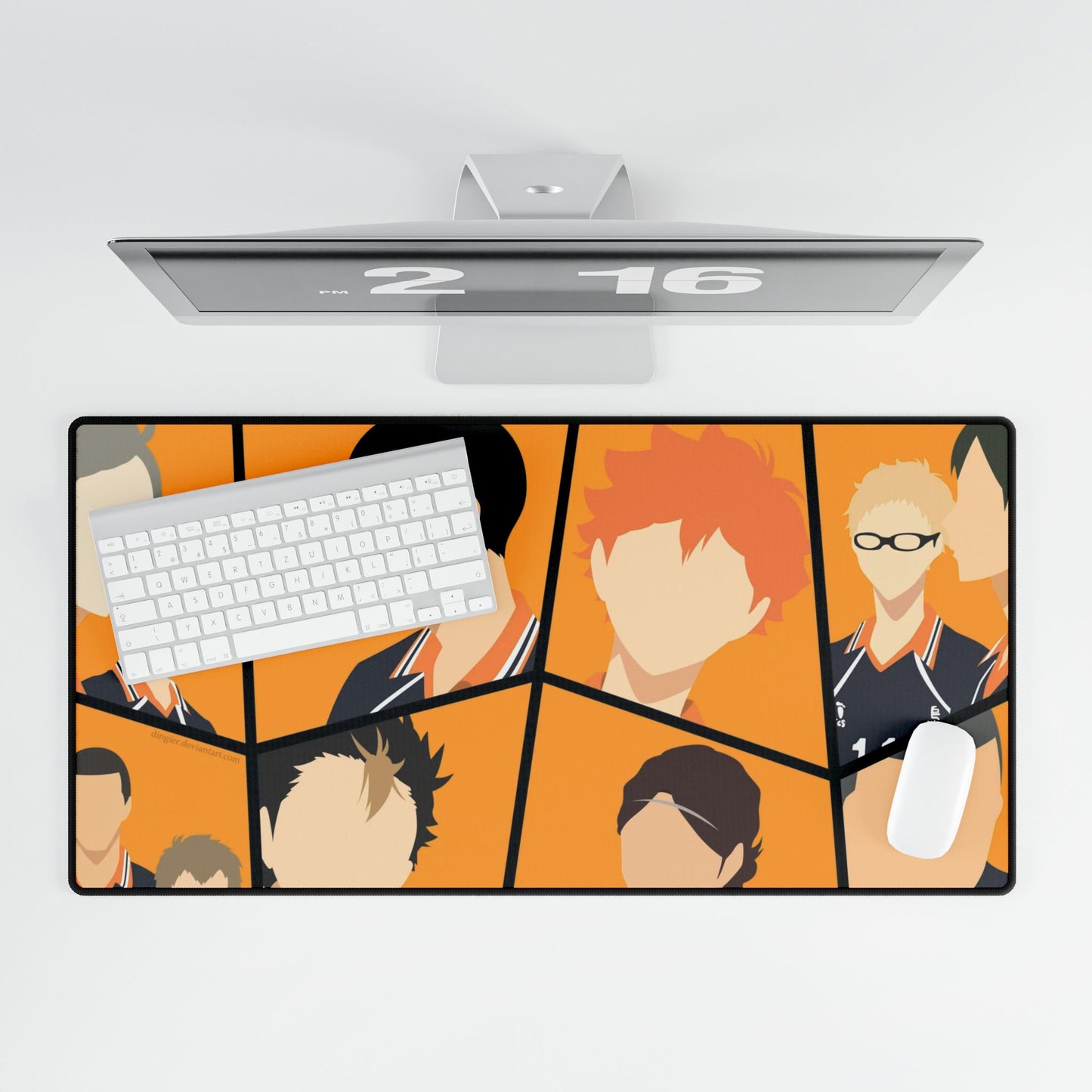 Daichi Sawamura Kei Tsukishima Shōyō Hinata Tadashi Yamaguchi and Yū Nishinoya Mouse Pad