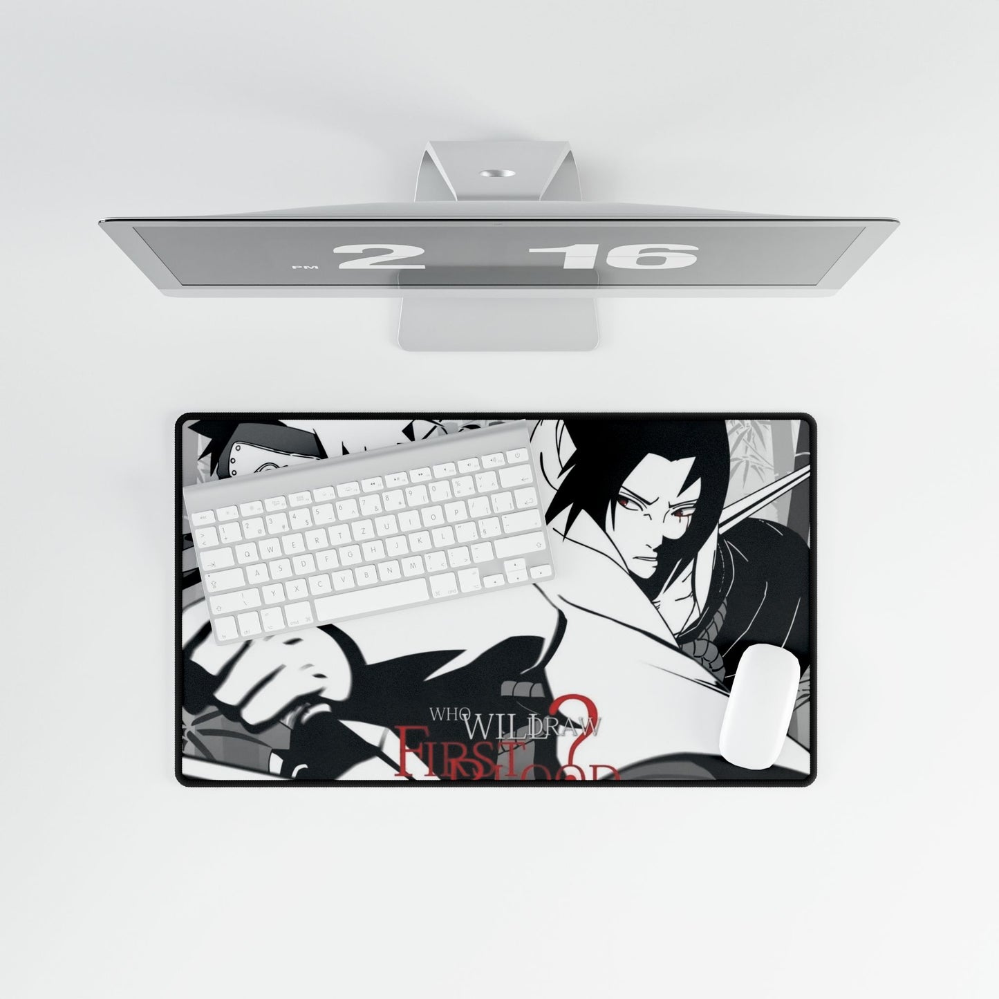 Who Will Draw First Blood Mouse Pad