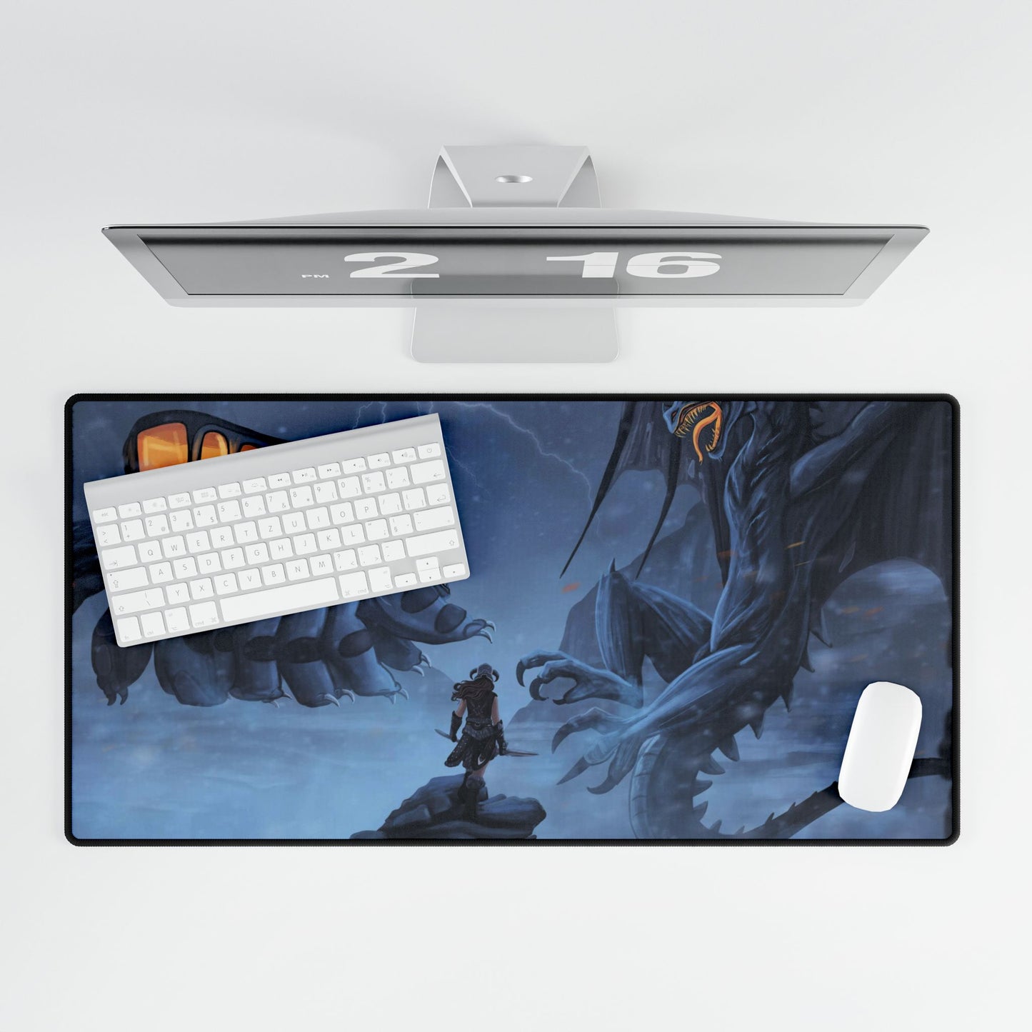 Ghibli vs Skyrim Mouse Pad