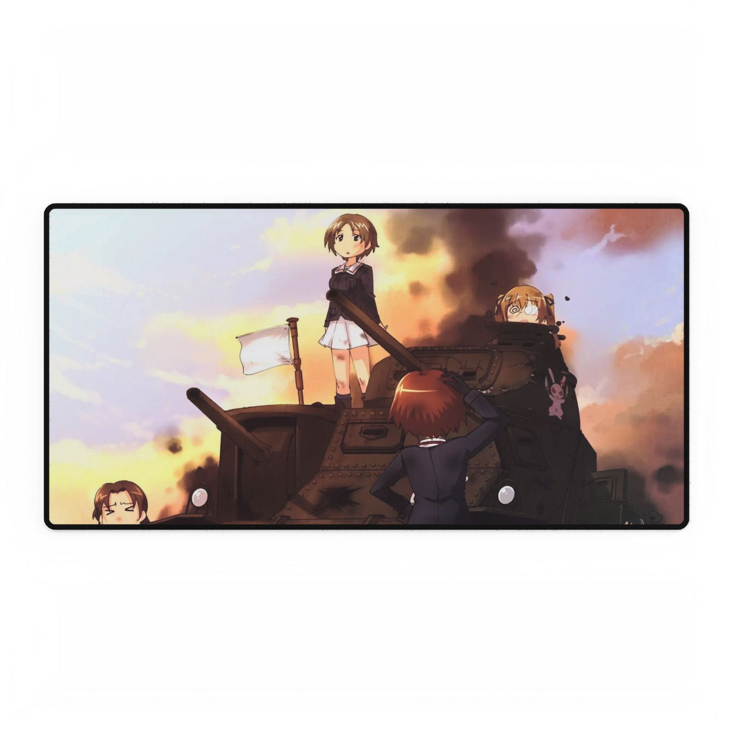 Anime Girls und Panzer Mouse Pad