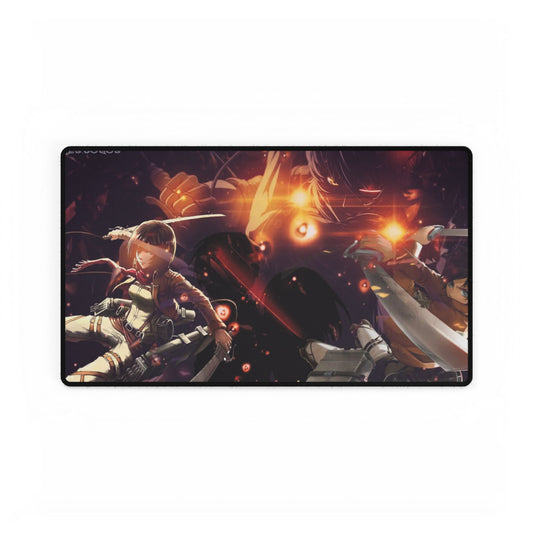 Eren Yeager, Mikasa Ackerman Mouse Pad