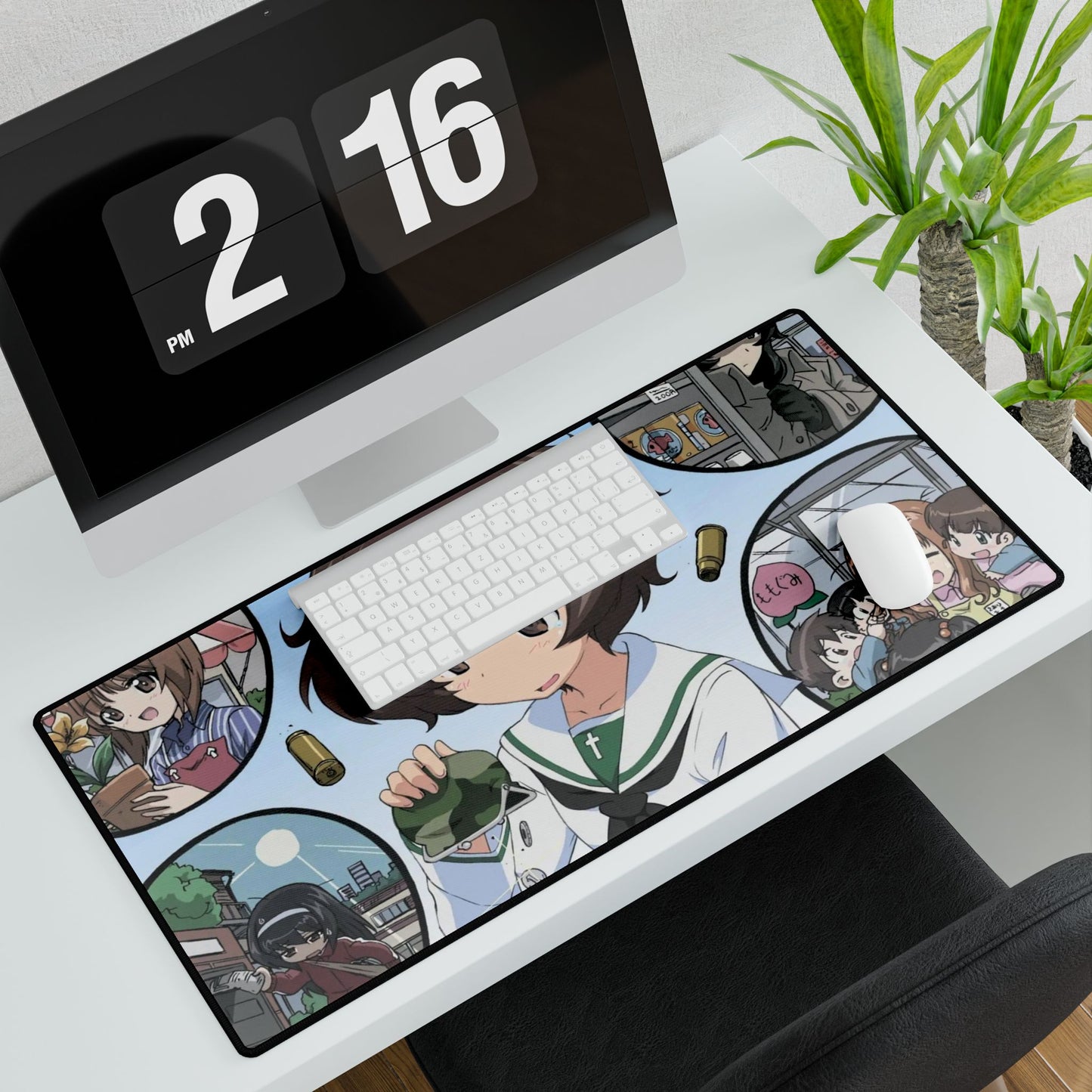 Anime Girls und Panzer Mouse Pad