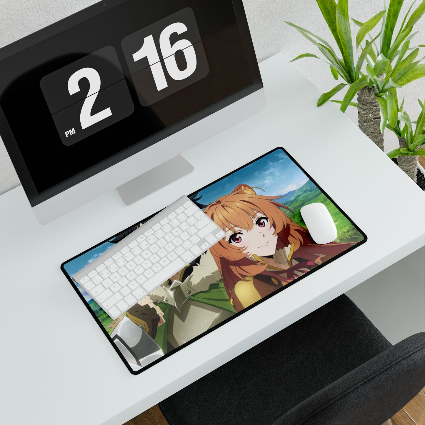 Naofumi and raphtalia Mouse Pad