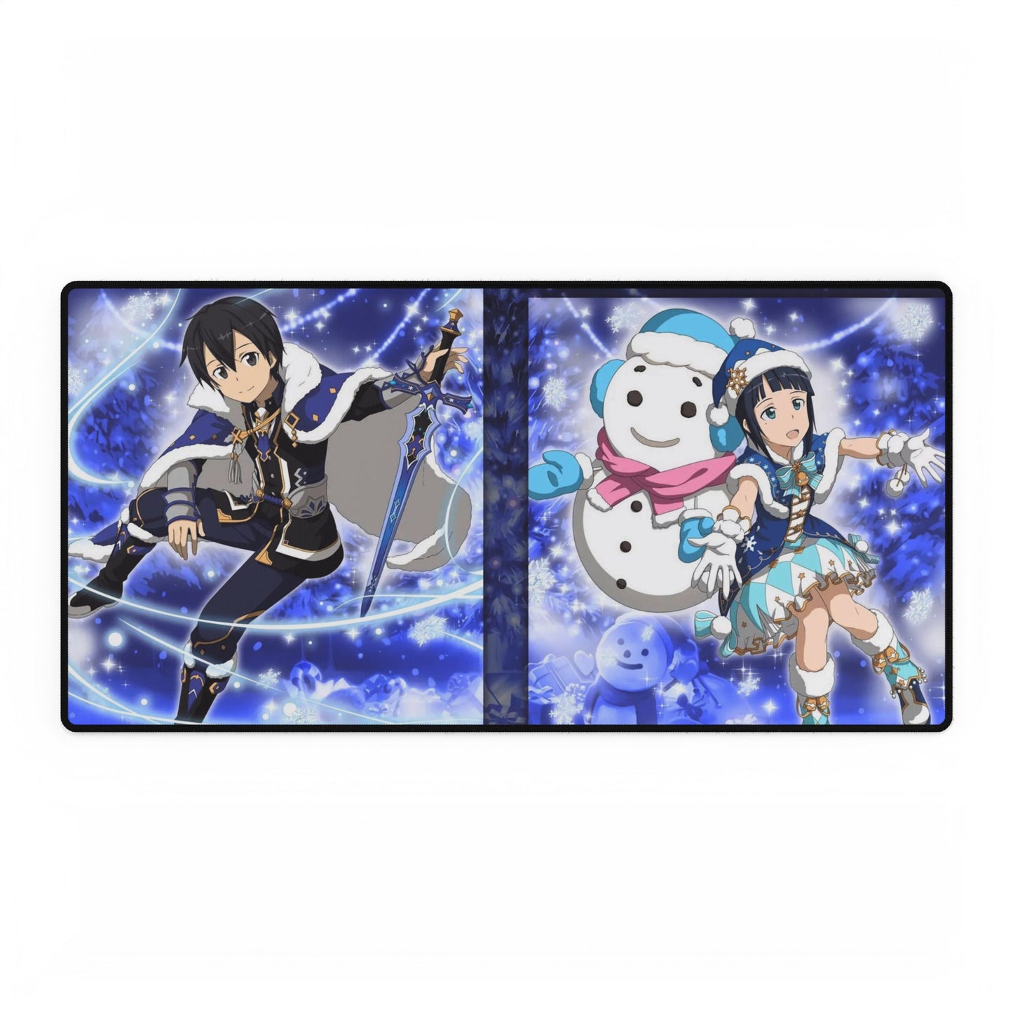 Memory Defrag - Snowfall Banner Mouse Pad