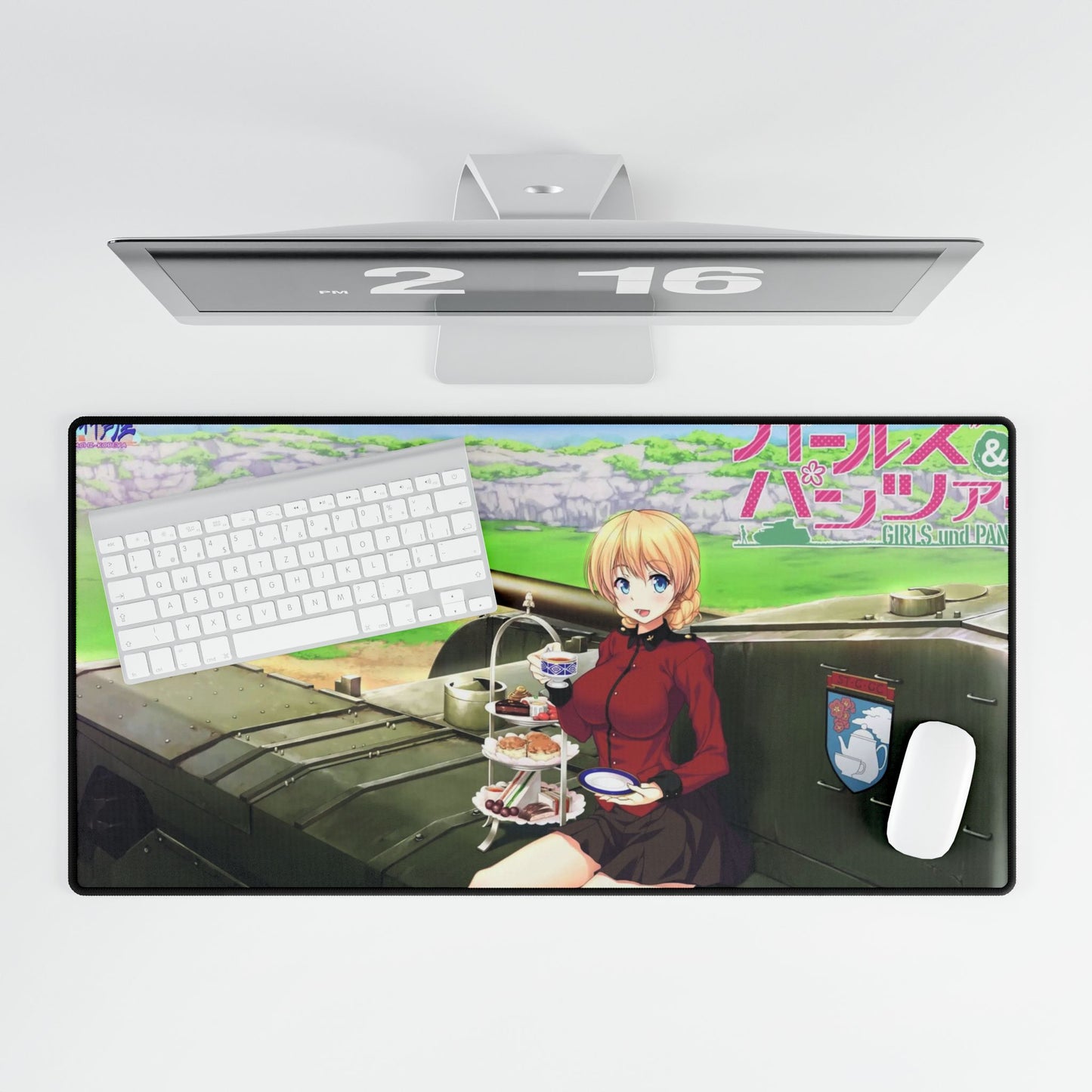 Anime Girls und Panzer Mouse Pad