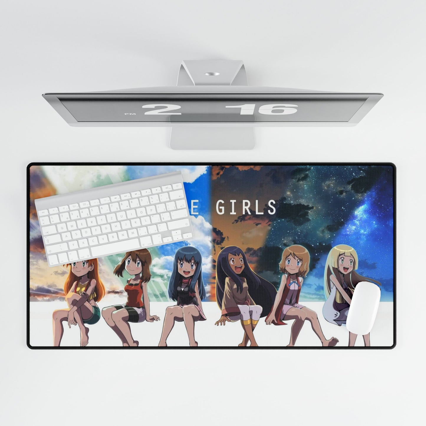 Poke Girls Mouse Pad
