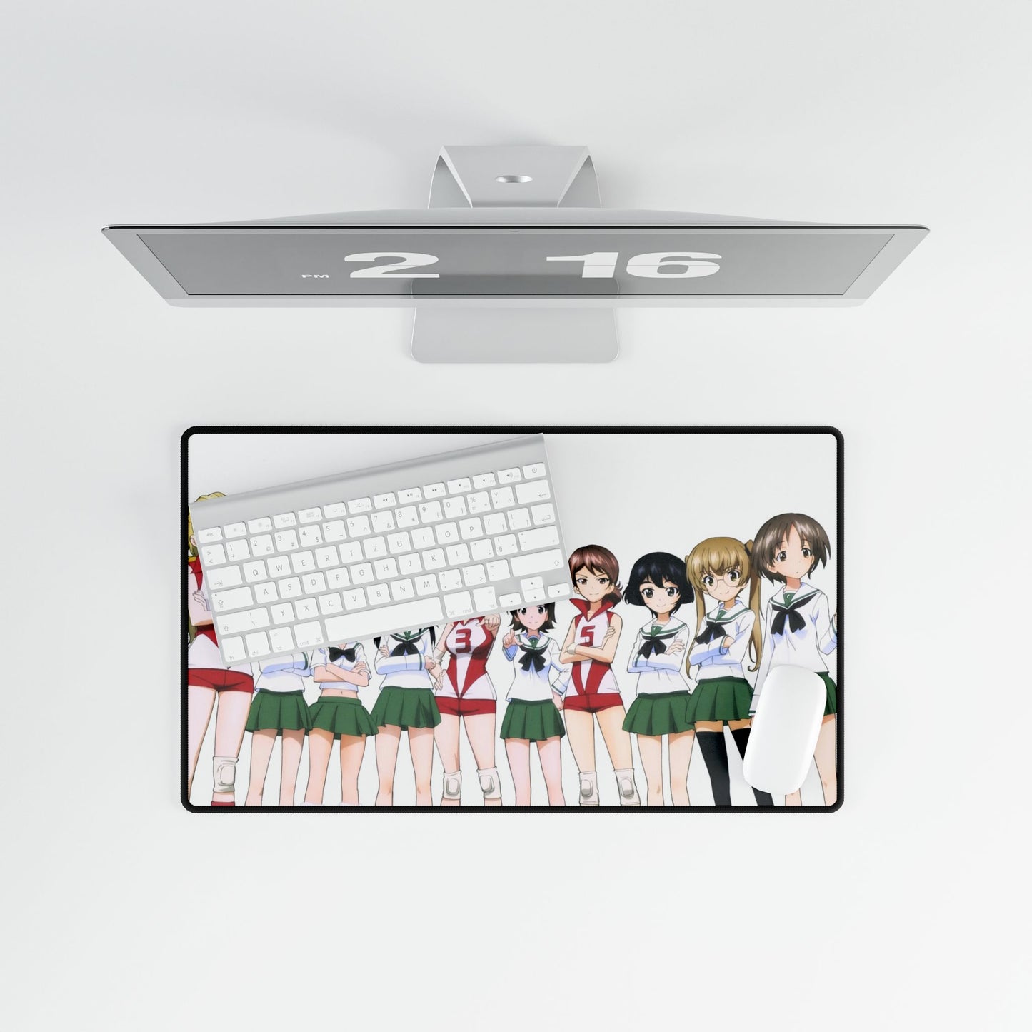 Anime Girls und Panzer Mouse Pad