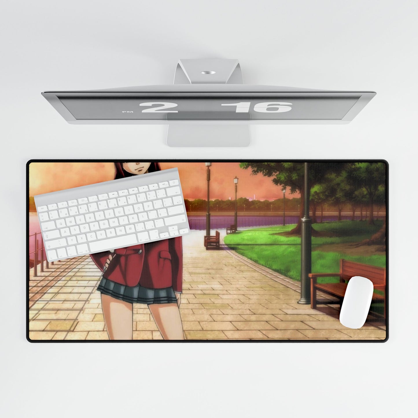 Erza Scarlet - School Girl Mouse Pad