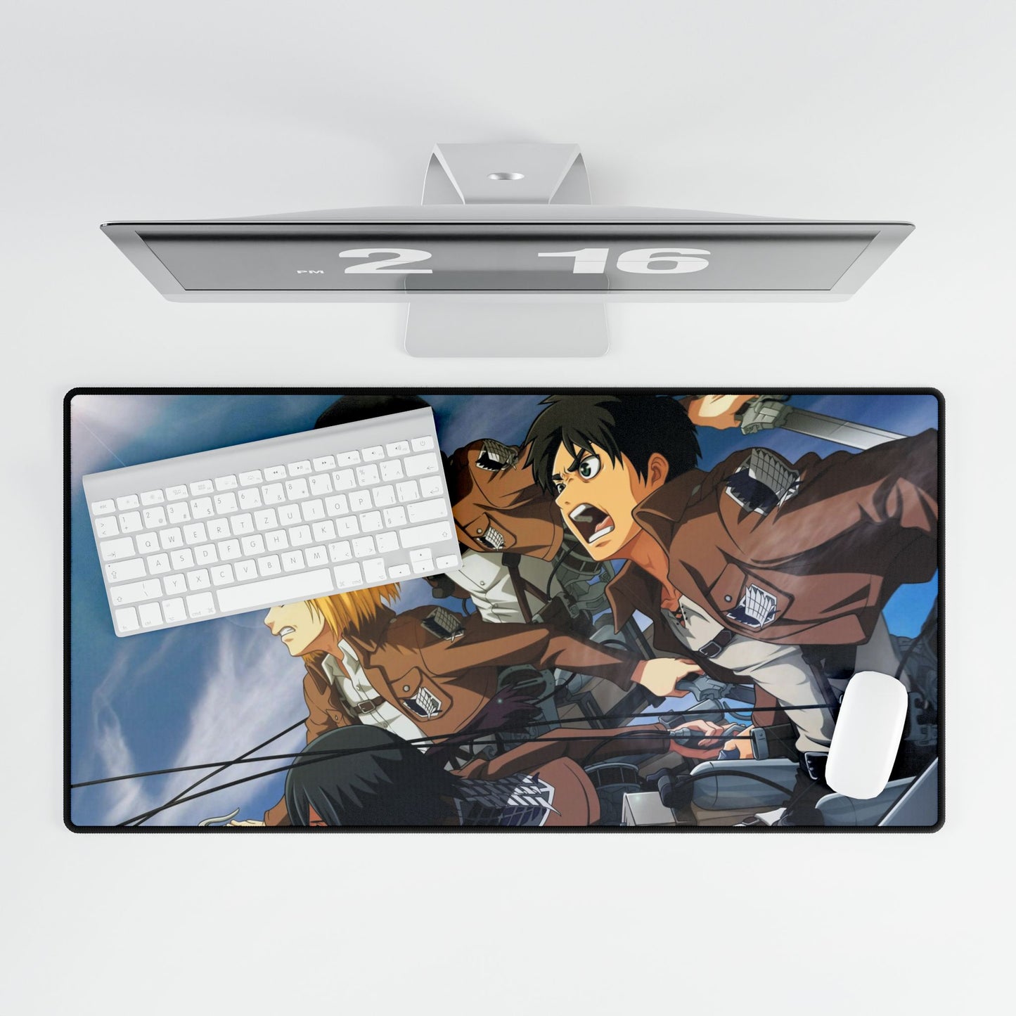 Eren,Mikasa,Armin and Levi Mouse Pad
