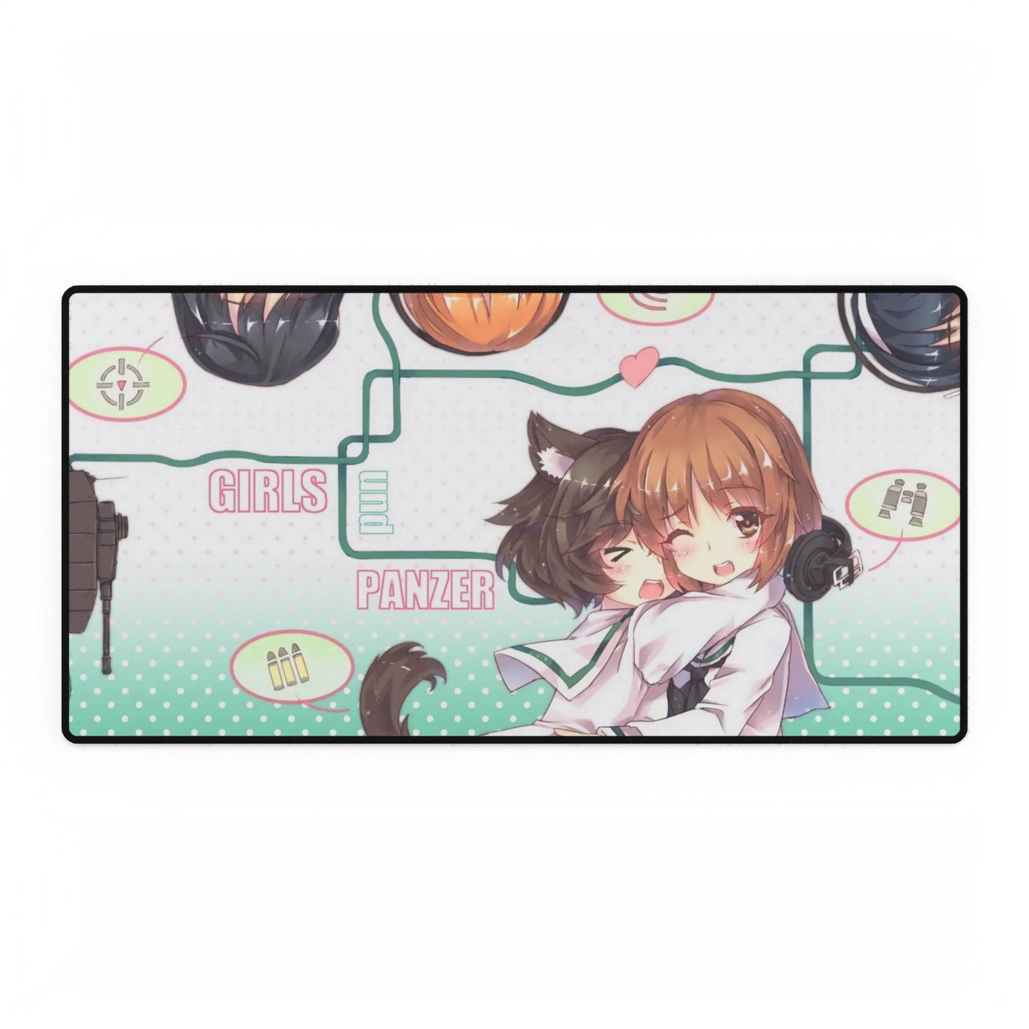 Anime Girls und Panzerr Mouse Pad