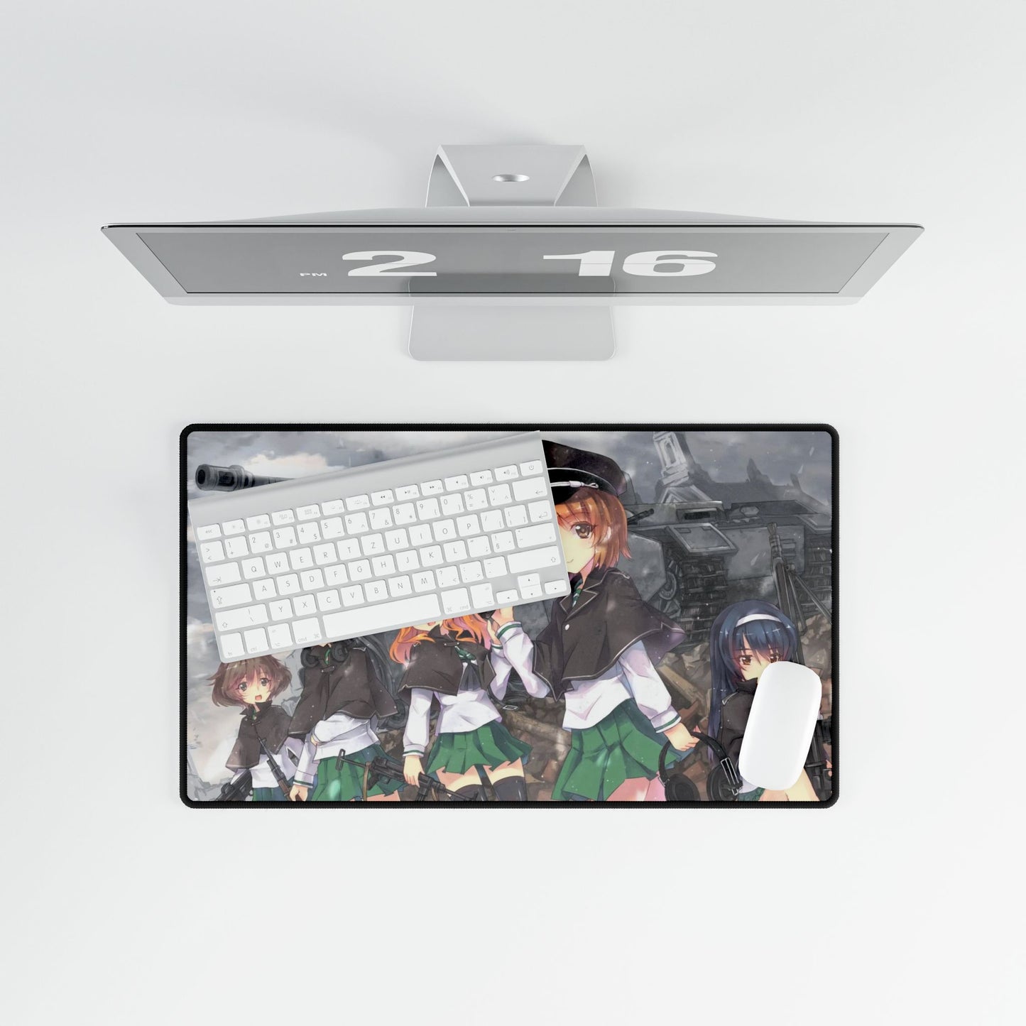 Anime Girls und Panzer Mouse Pad