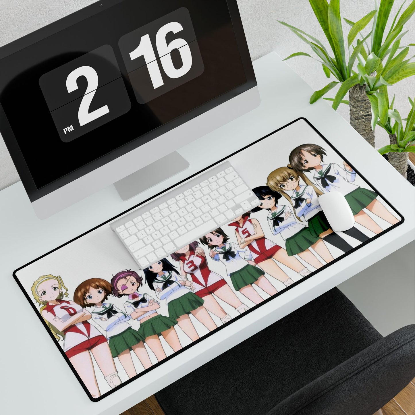 Anime Girls und Panzer Mouse Pad