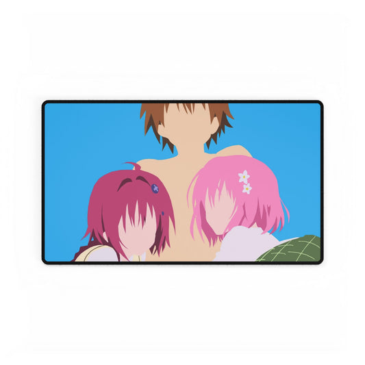 rito, momo y mea to love ru minimalist Mouse Pad