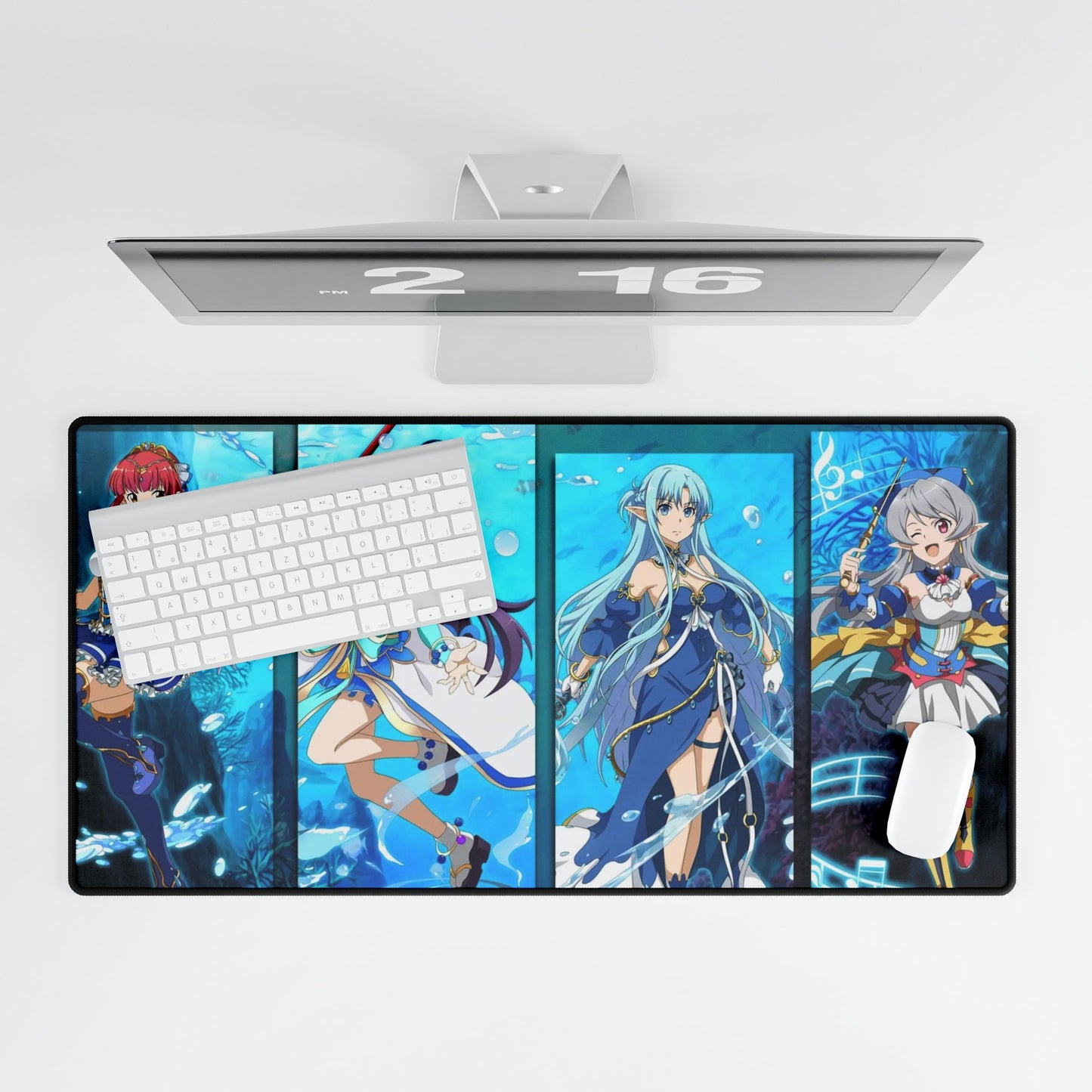 Memory Defrag Water Banner Mouse Pad