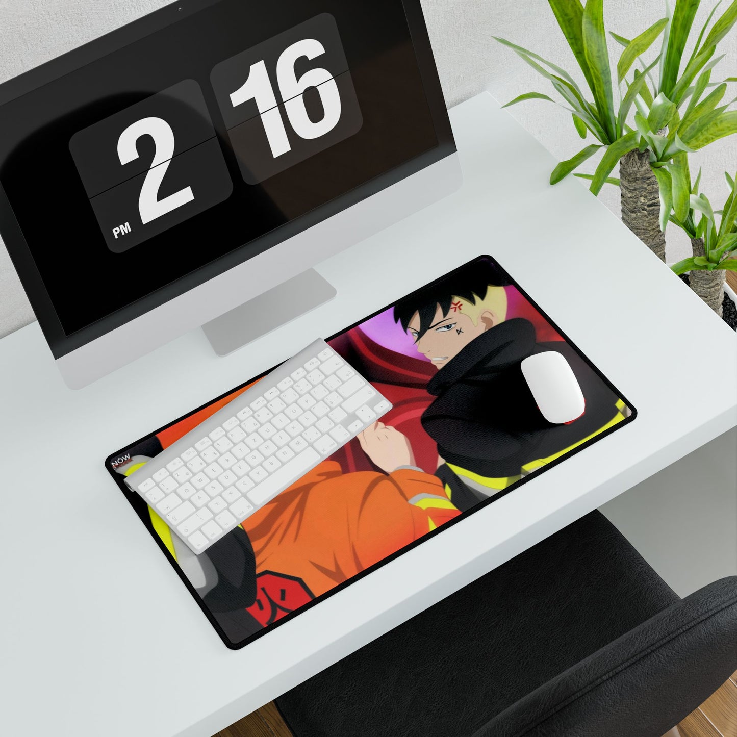 Sarada nad Kawaki: fire force! Mouse Pad