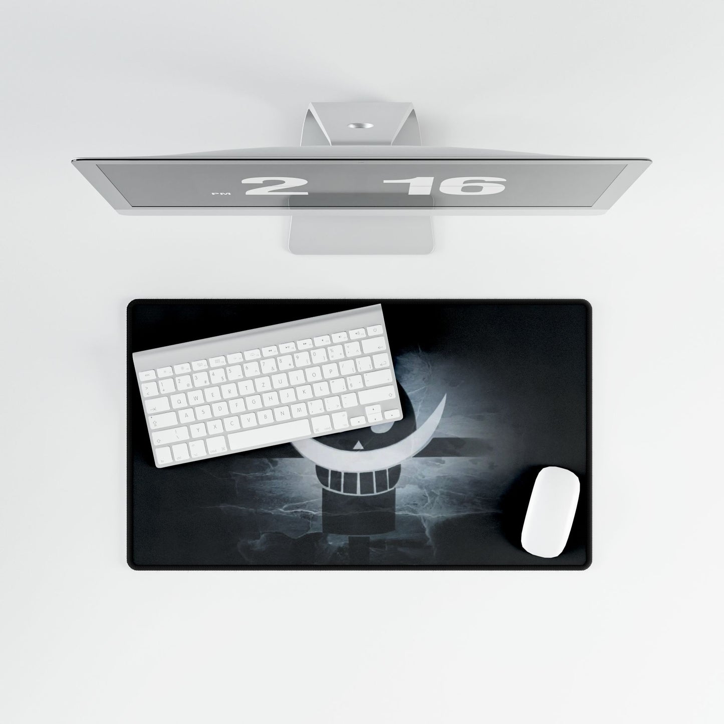White Beard Mouse Pad