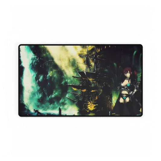 Erza Scarlet - Pirate boat in cavern Mouse Pad