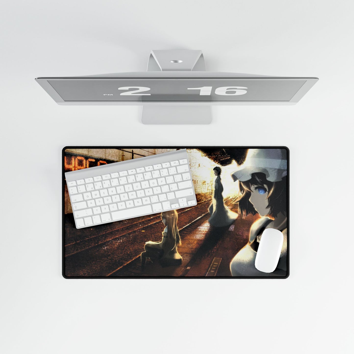 Okabe, Kurisu & Mayuri Mouse Pad
