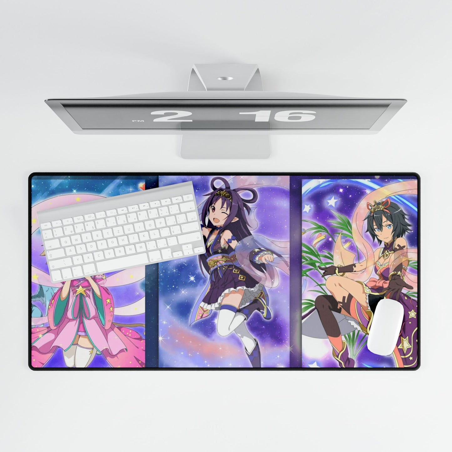 Memory Defrag Stars Banner Mouse Pad