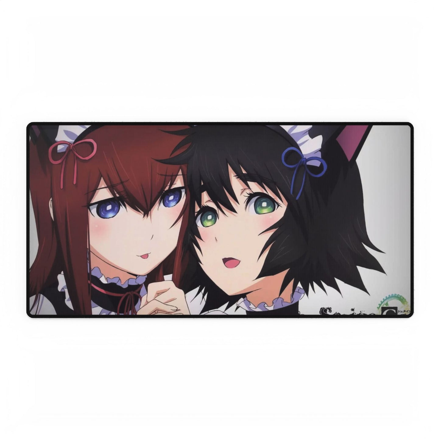 Makise and Mayuri Cosplay Mouse Pad