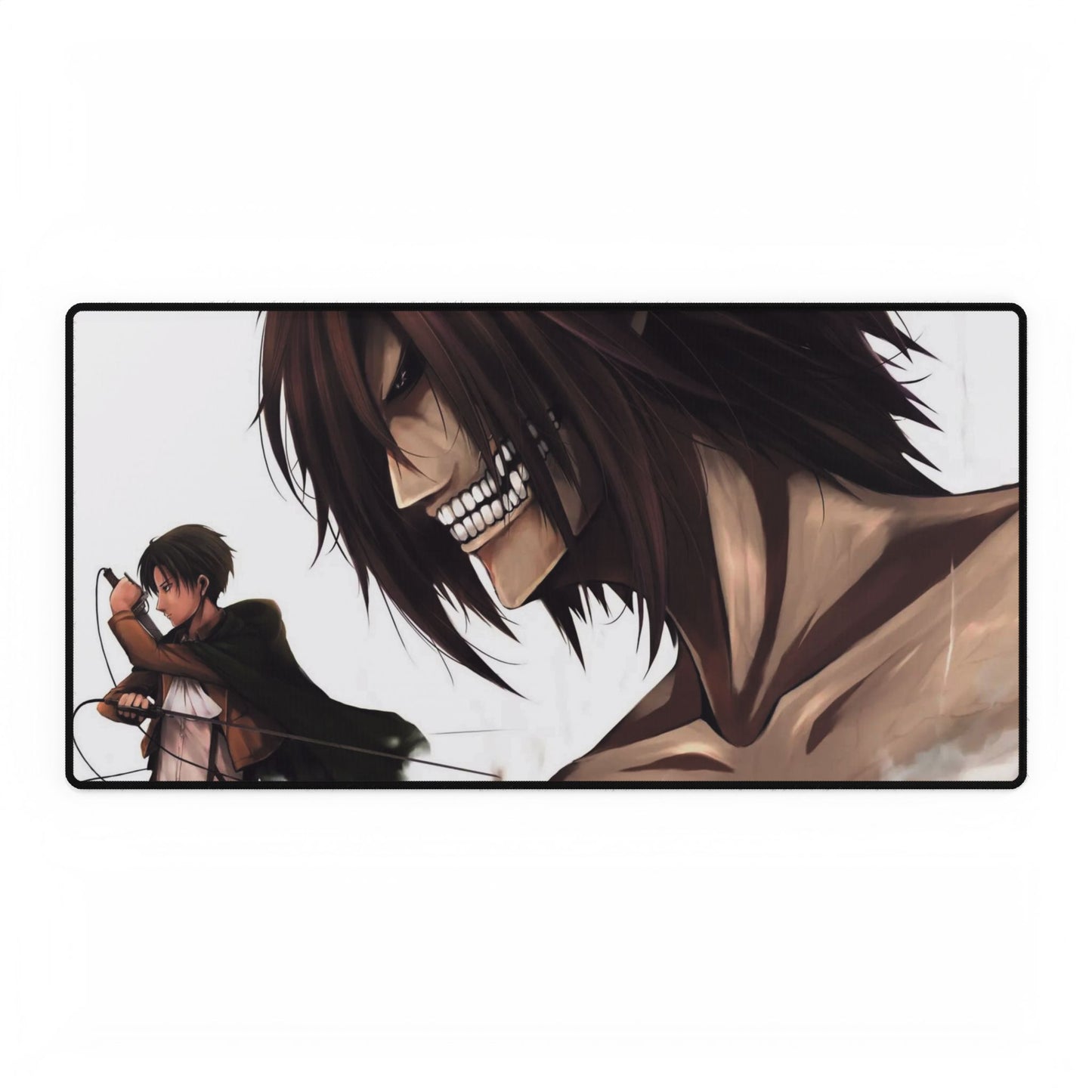 Levi and Eren (Titan) Mouse Pad
