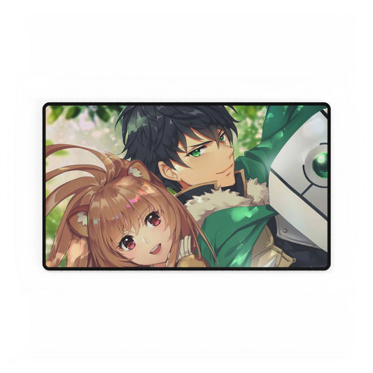 Raphtalia and Iwatani Mouse Pad