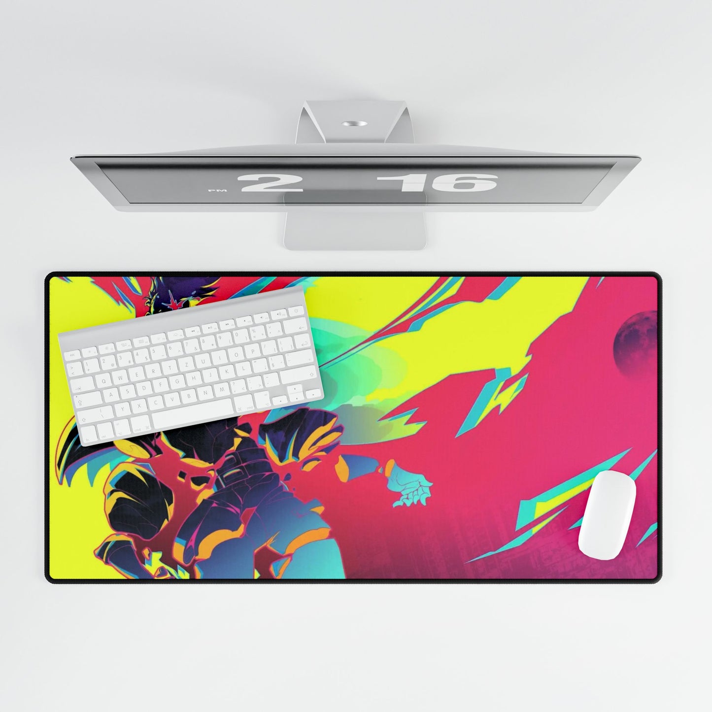 A fire that burns Mouse Pad