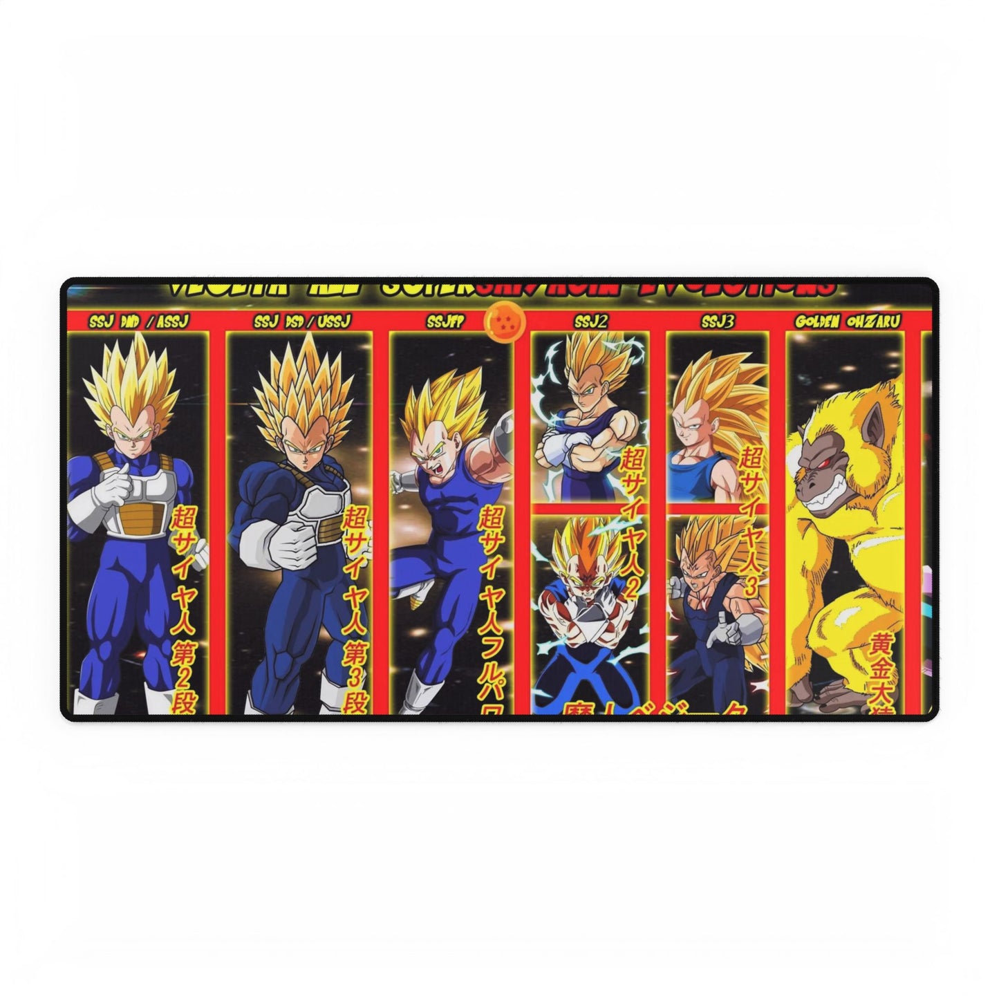 Vegeta Supersaiyajin Evolutions Mouse Pad
