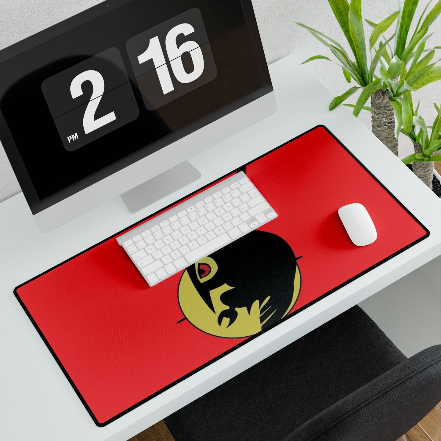 Night Raid logo with red background Mouse Pad