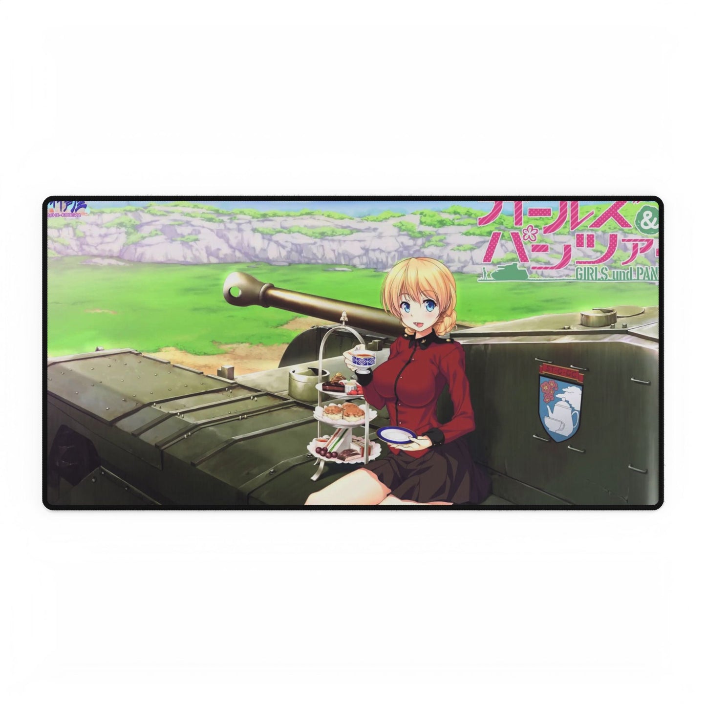 Anime Girls und Panzer Mouse Pad