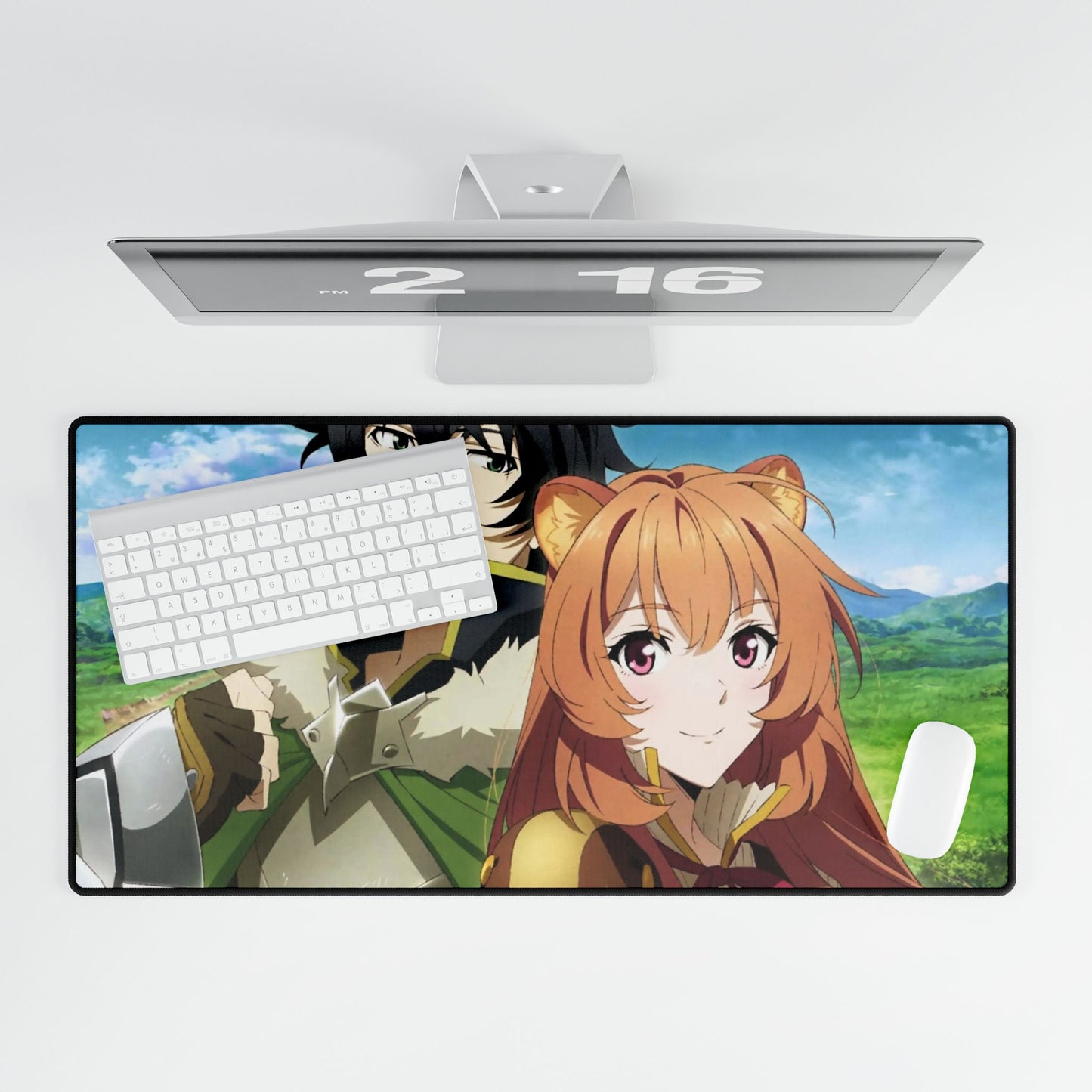 Naofumi and raphtalia Mouse Pad
