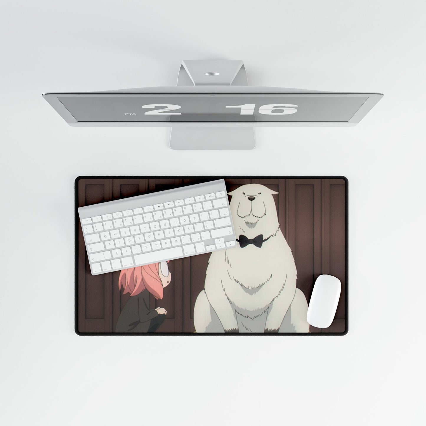 Bond pooping Mouse Pad