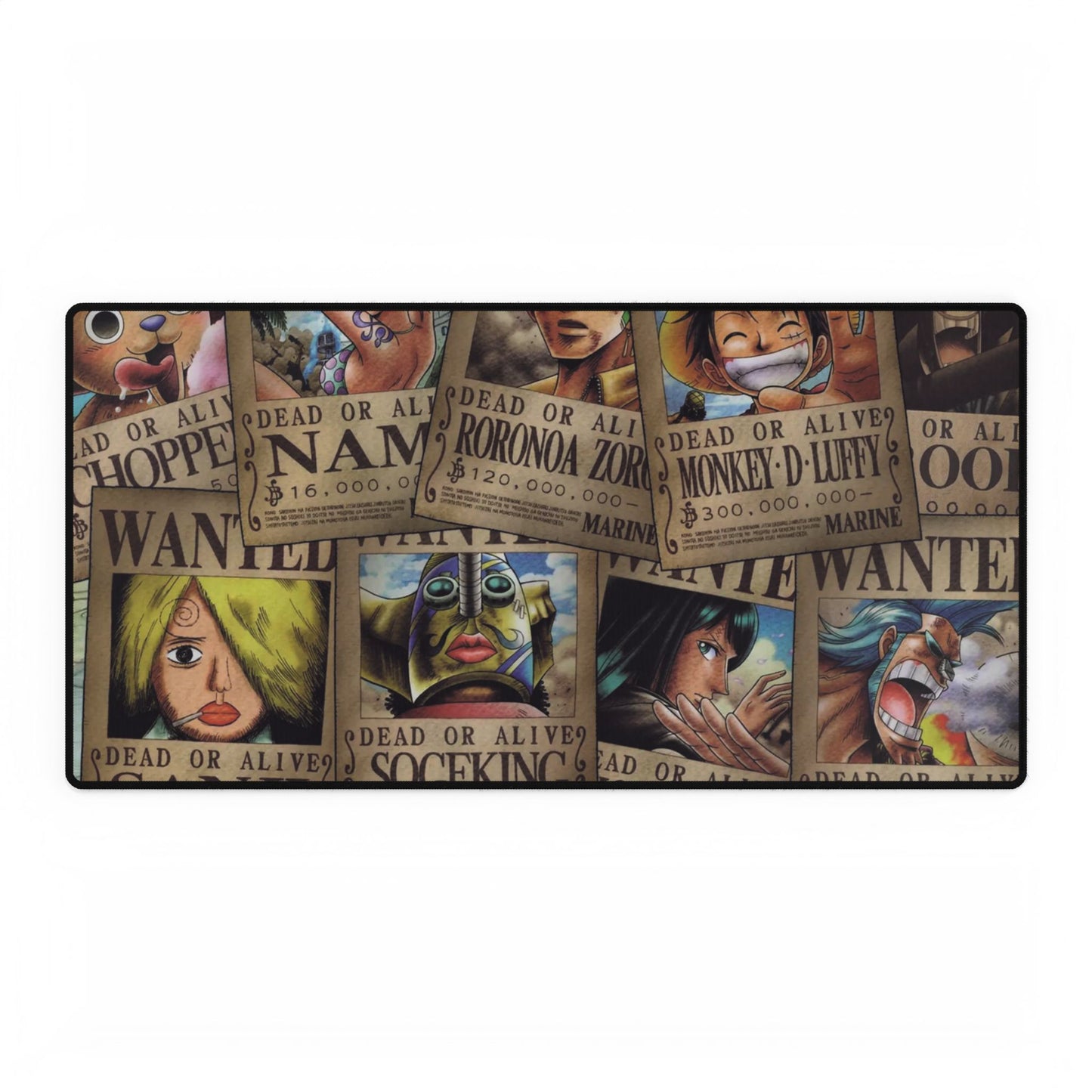 Monkey D. Luffy's crew wanted Mouse Pad
