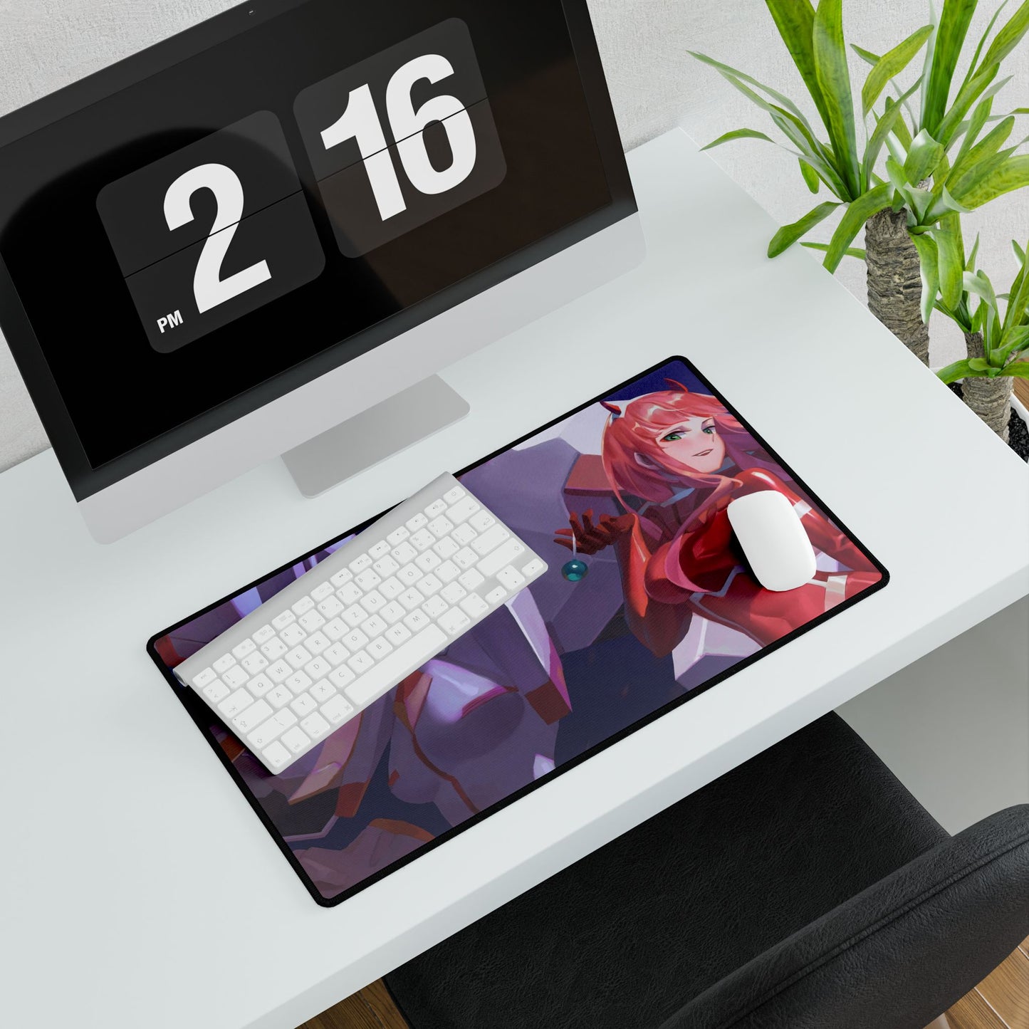 Zero Two and Strelizia Mouse Pad